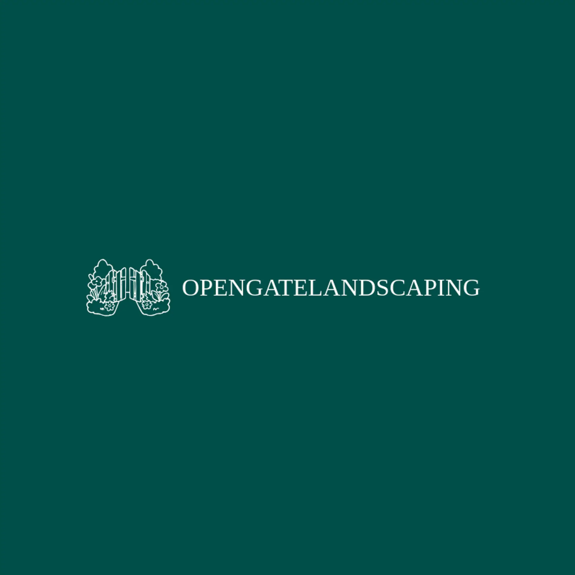 Open Gate Landscaping logo for yard