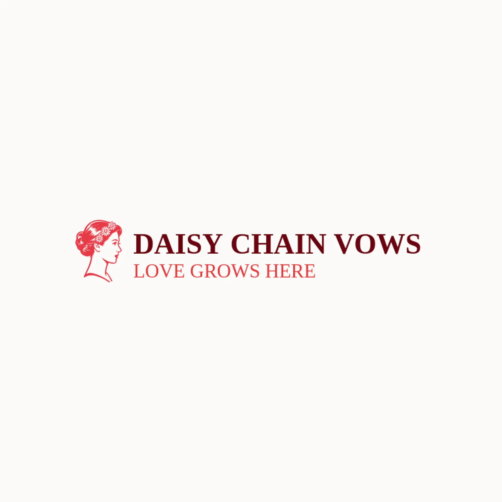 Daisy Chain Vows logo for bride