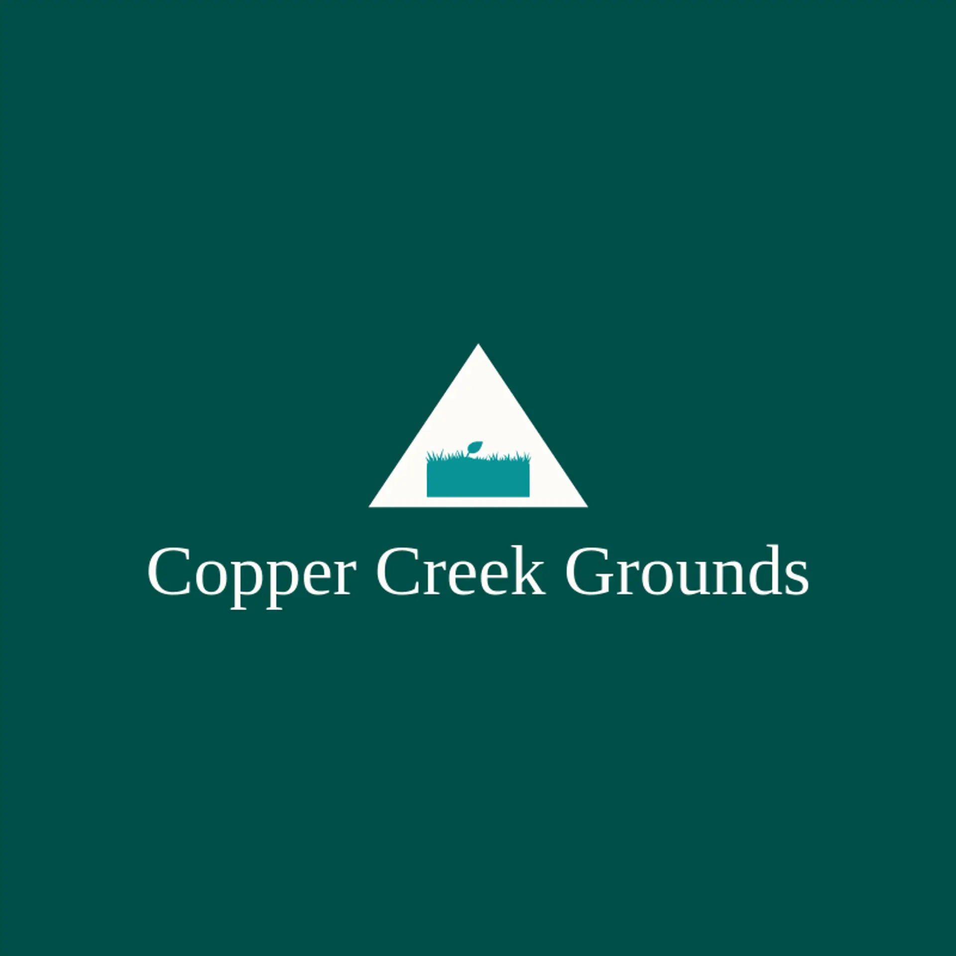 Copper Creek Grounds logo for lawn service