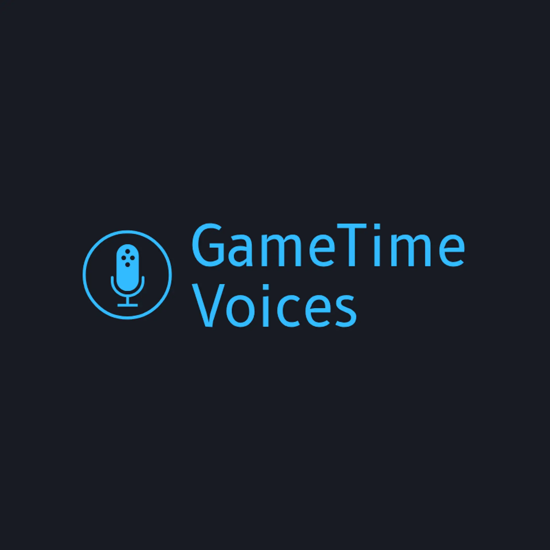 GameTime Voices logo for sports podcast