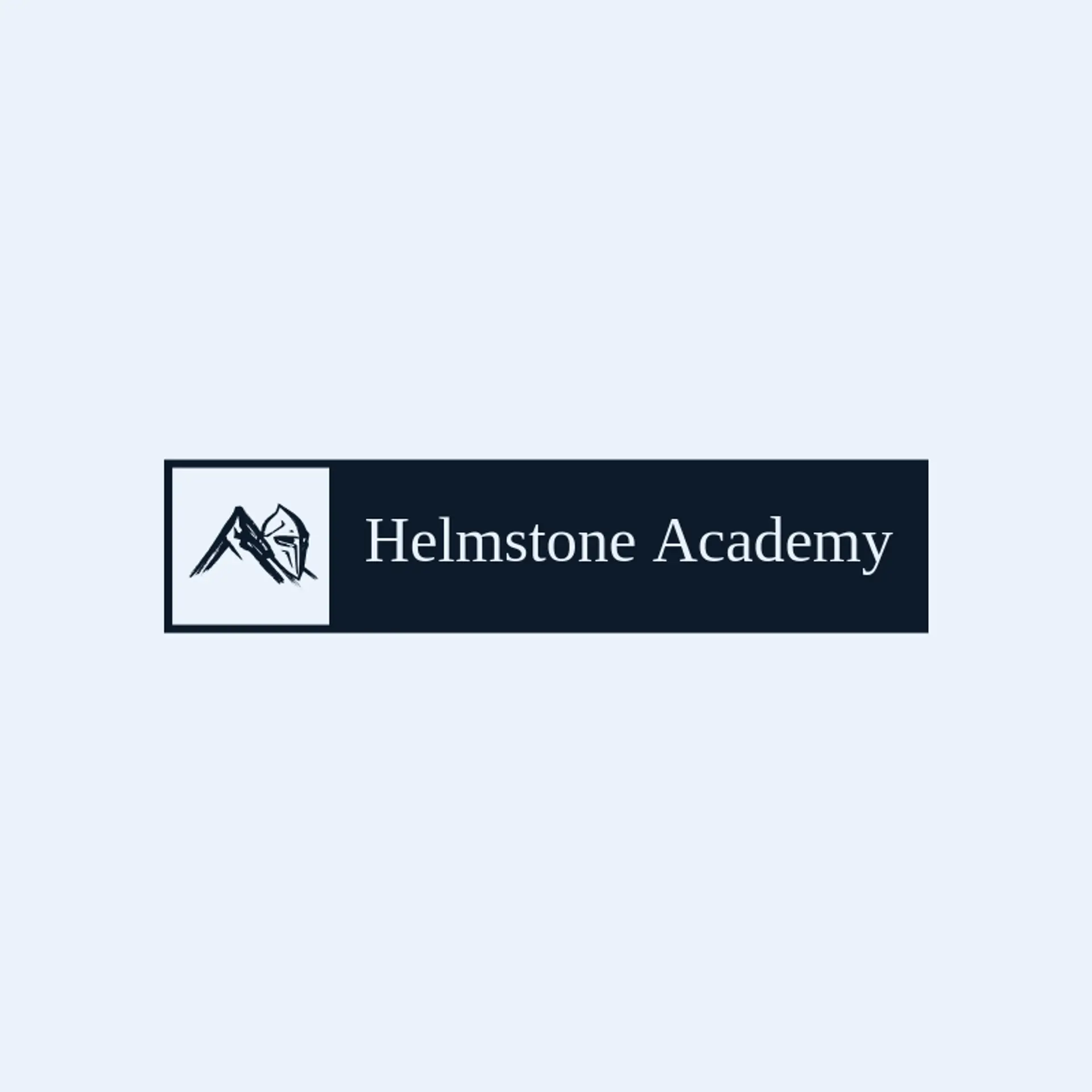 Helmstone Academy logo for knight