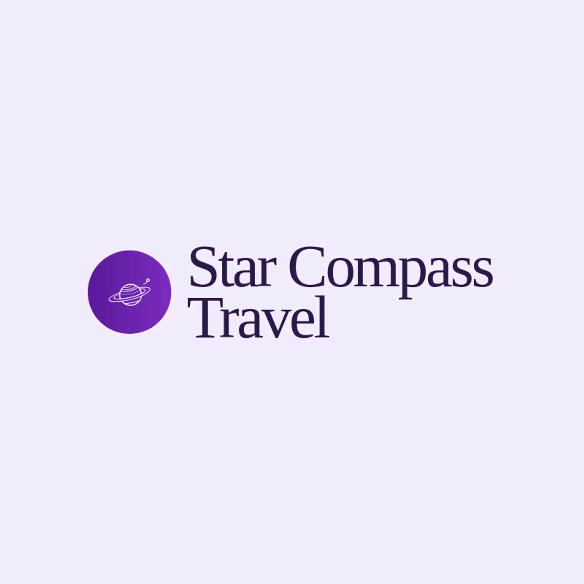 Star Compass Travel logo for saturn