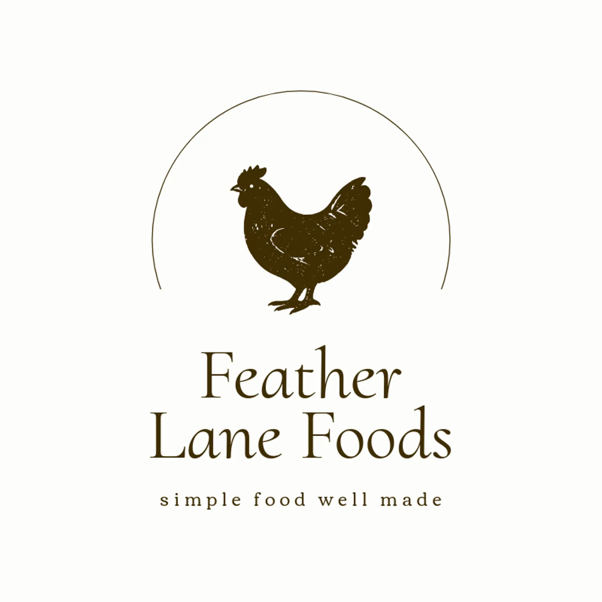 Feather Lane Foods logo for chicken