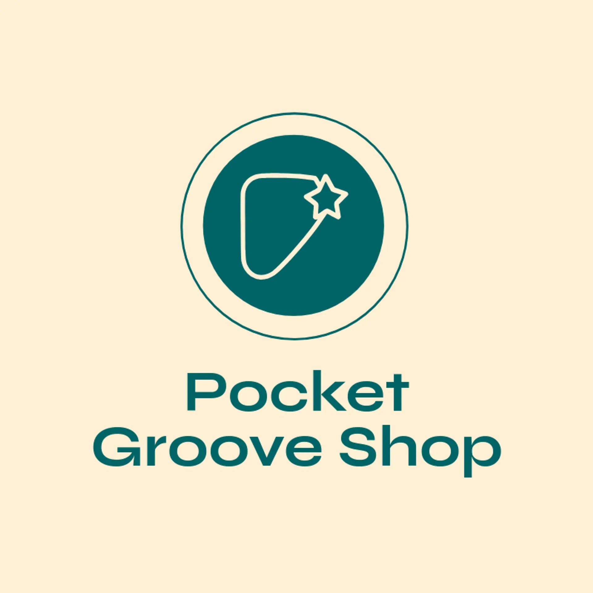 Pocket Groove Shop logo for bass