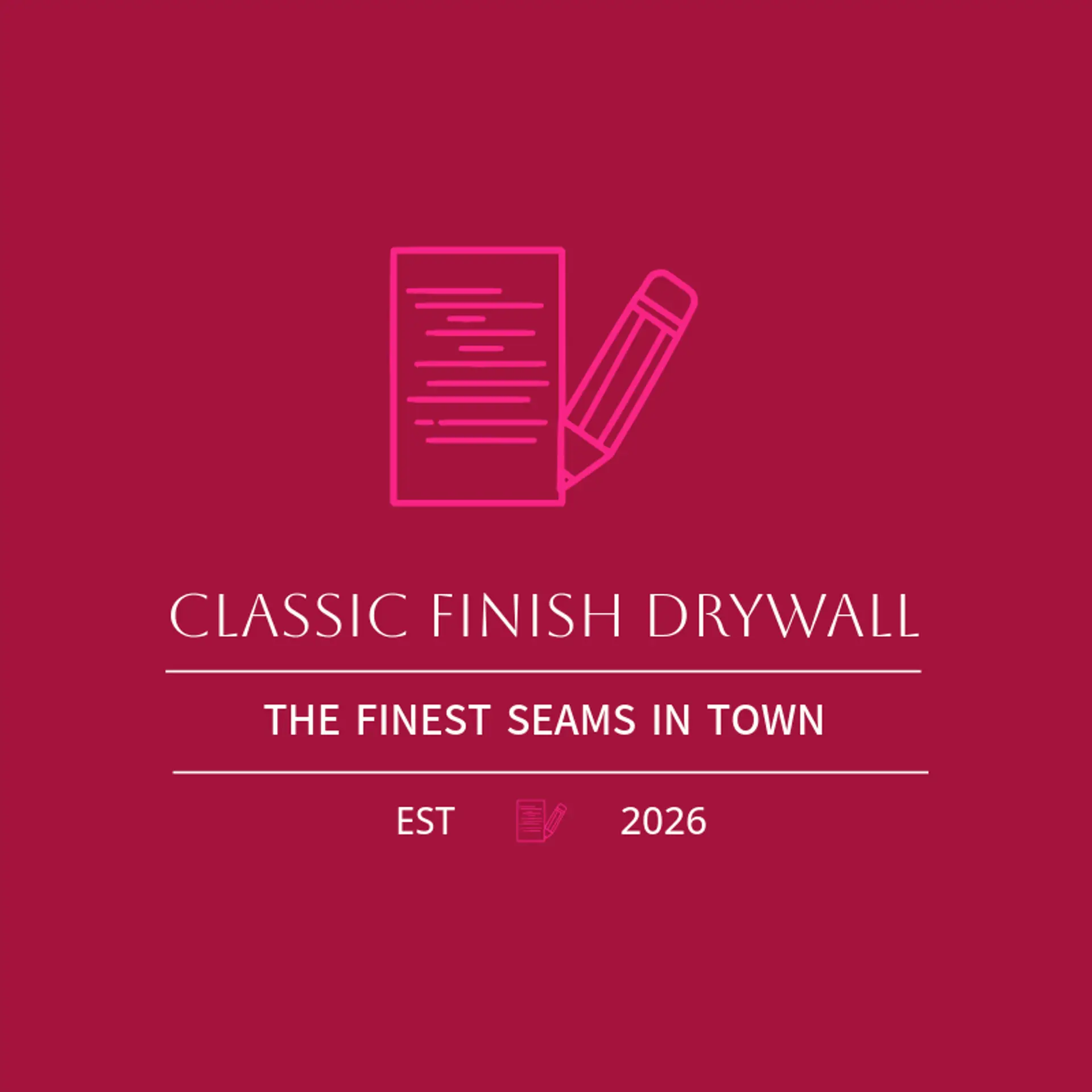 Classic Finish Drywall logo for drywall