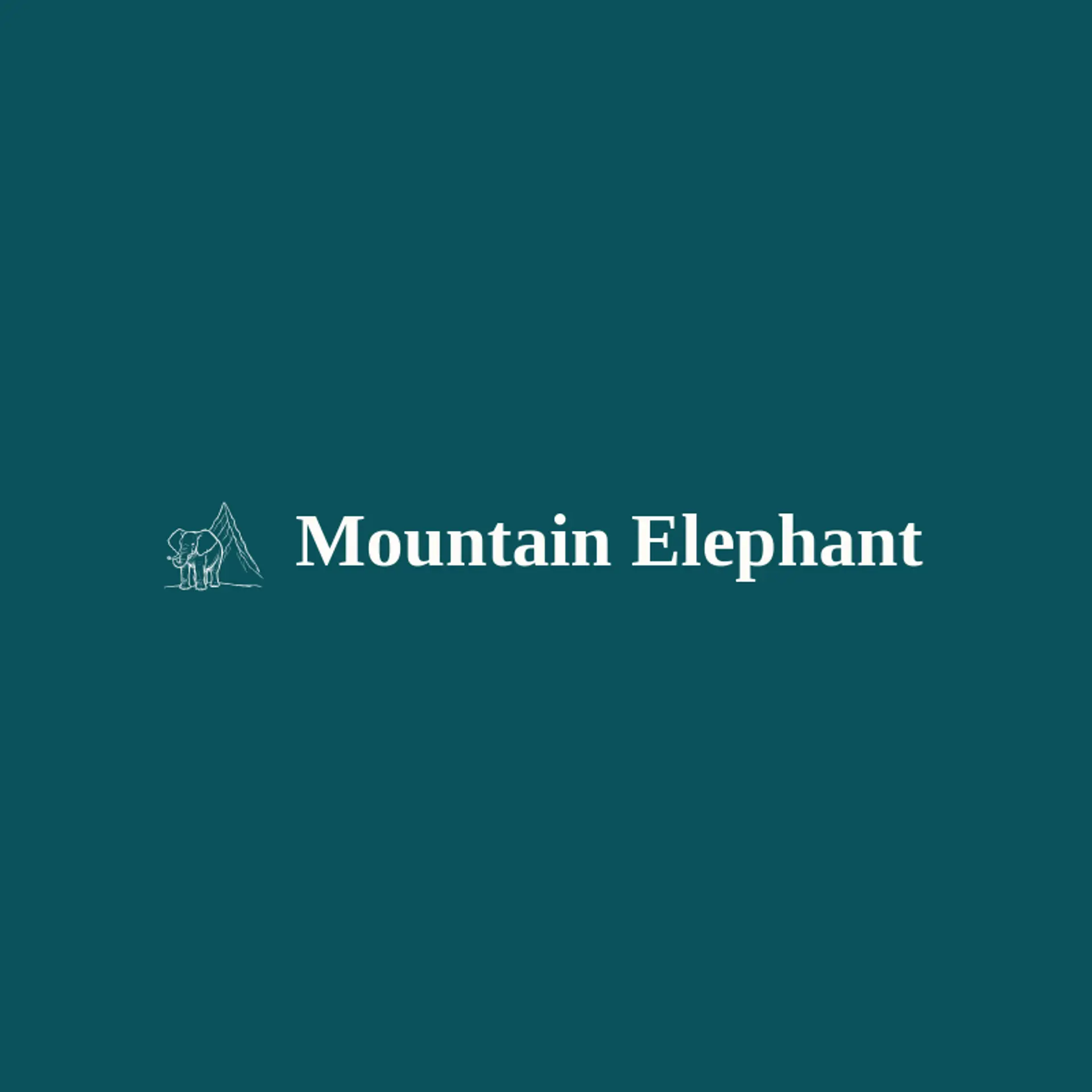 Mountain Elephant logo for elephant