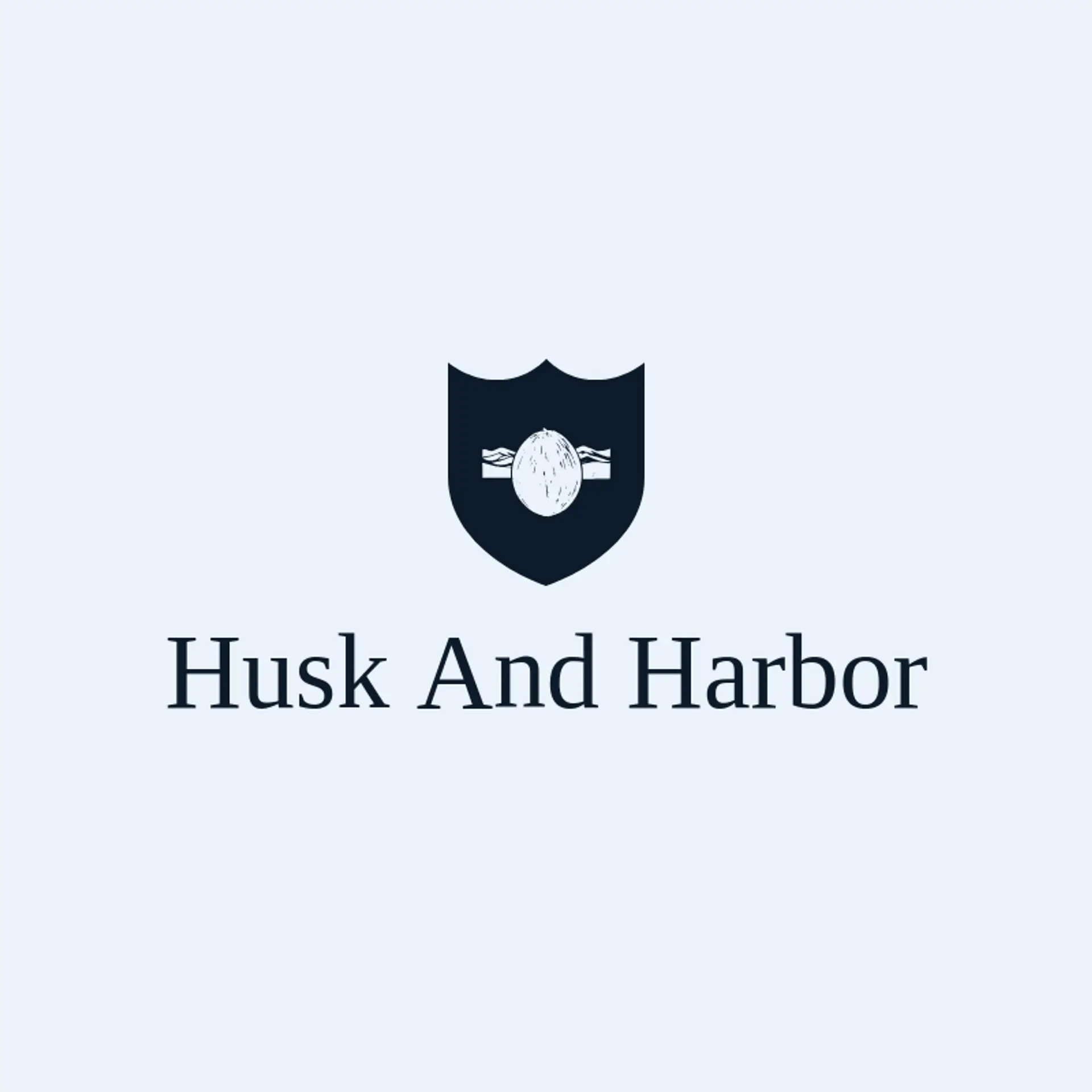 Husk and Harbor logo for coconut