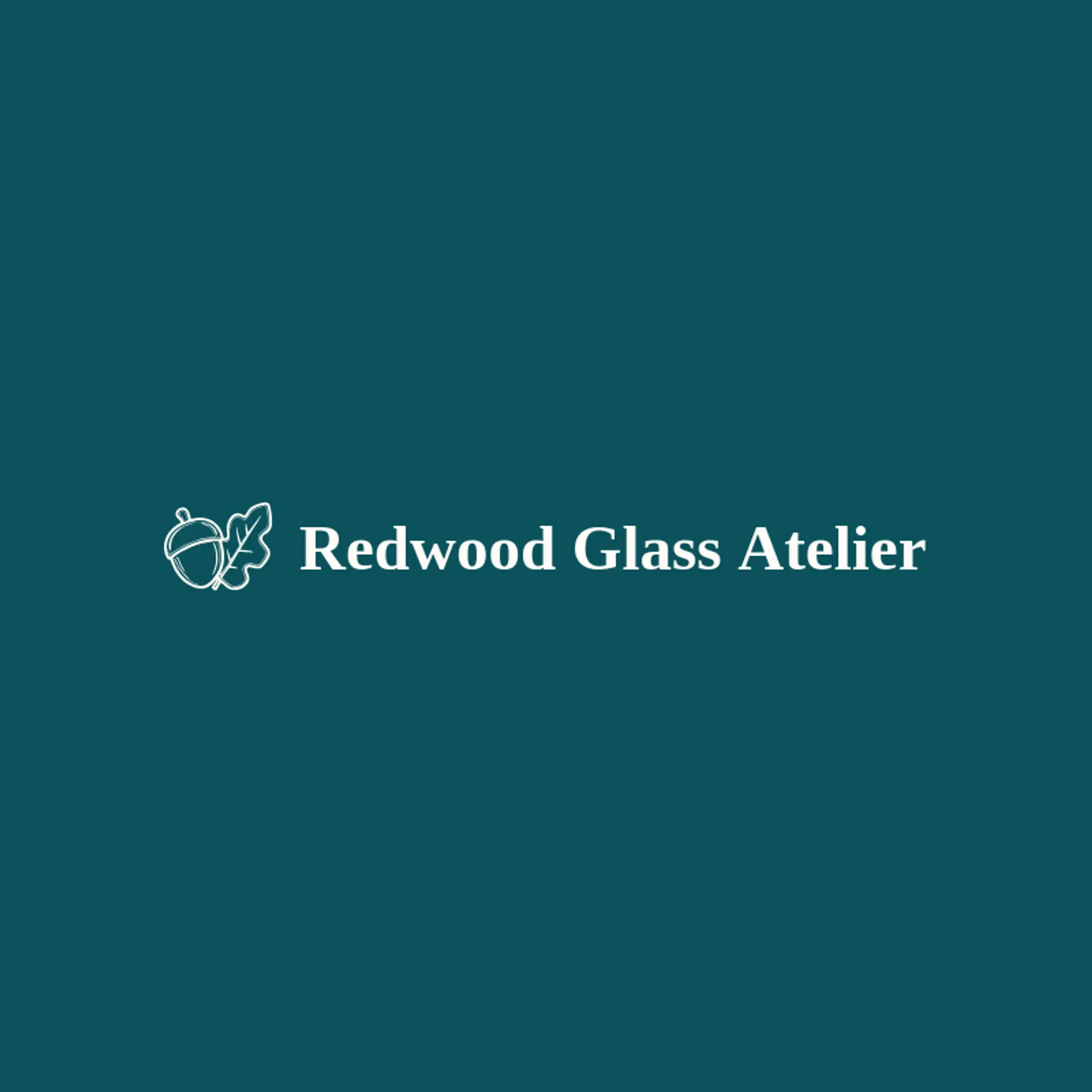 Redwood Glass Atelier logo for stained glass