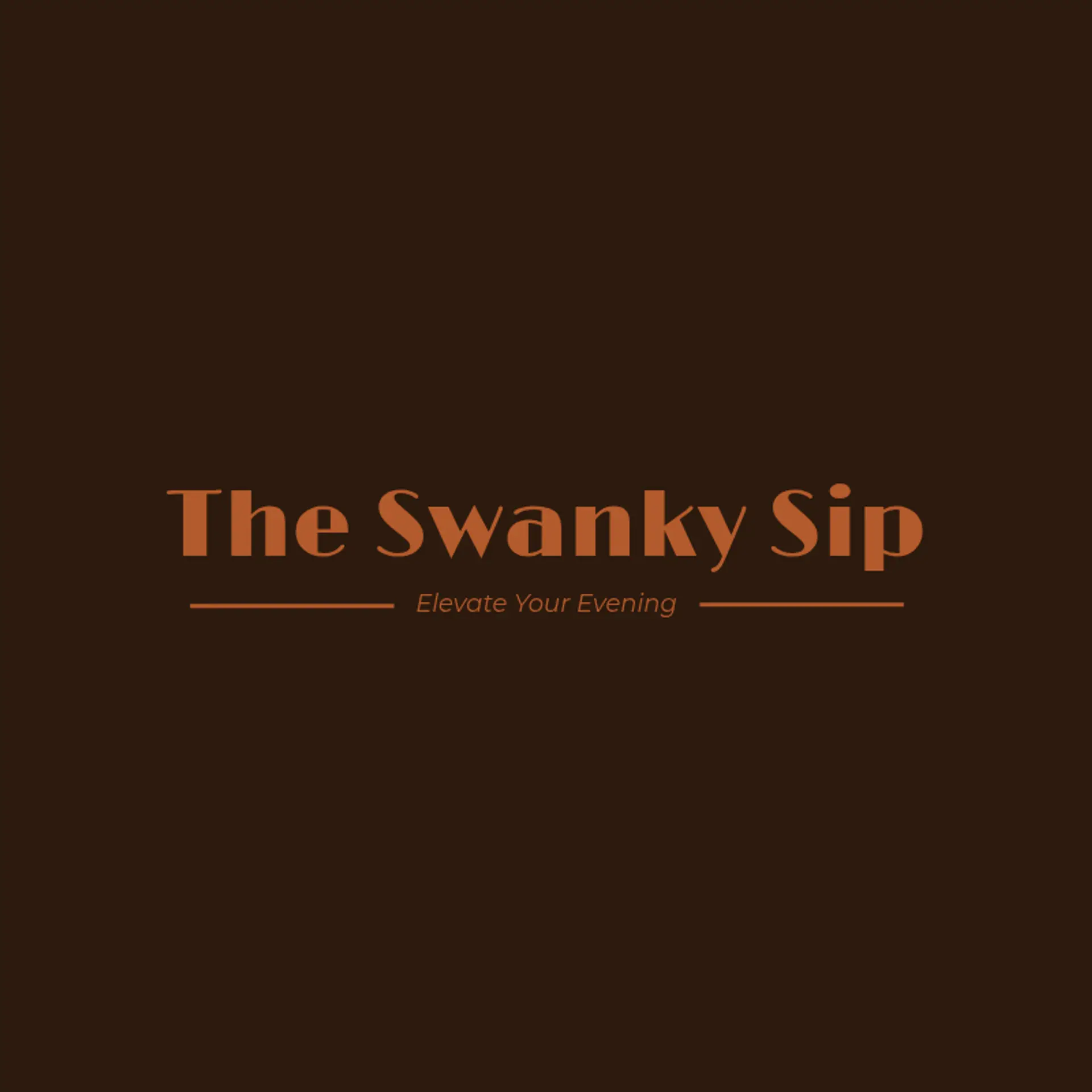 The Swanky Sip logo for bar restaurant
