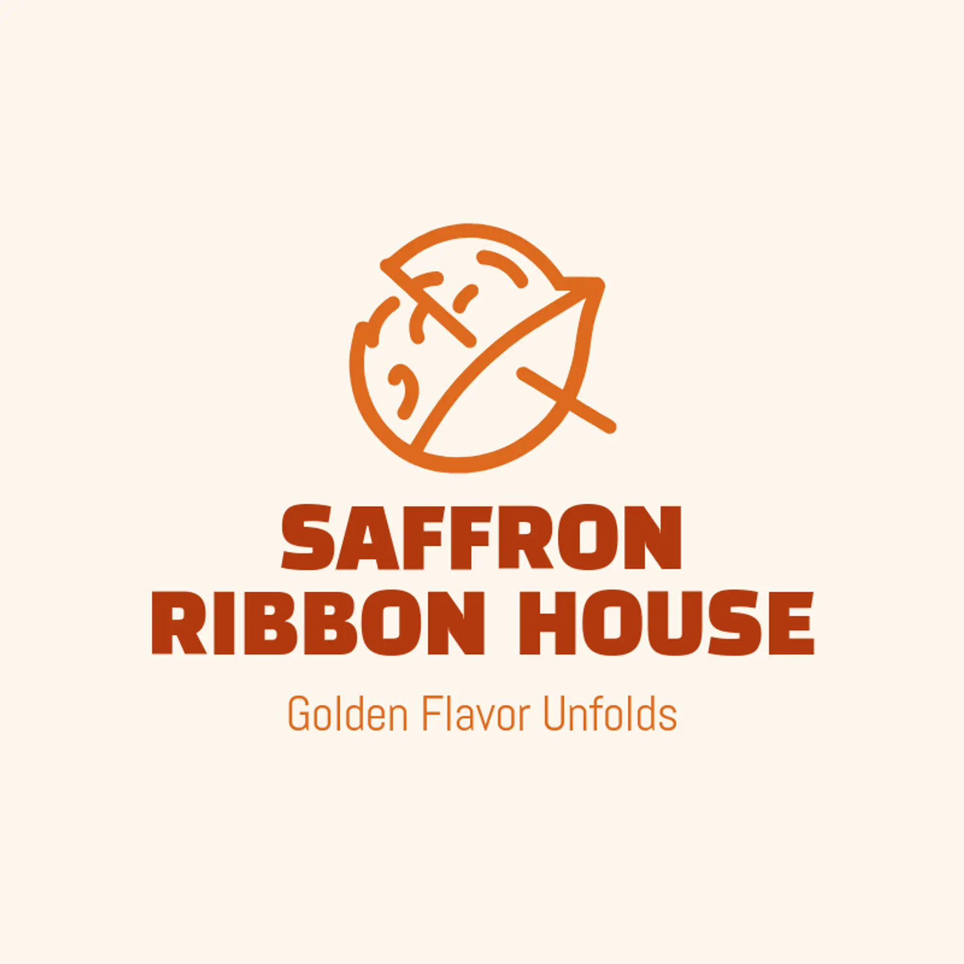 Saffron Ribbon House logo for biryani