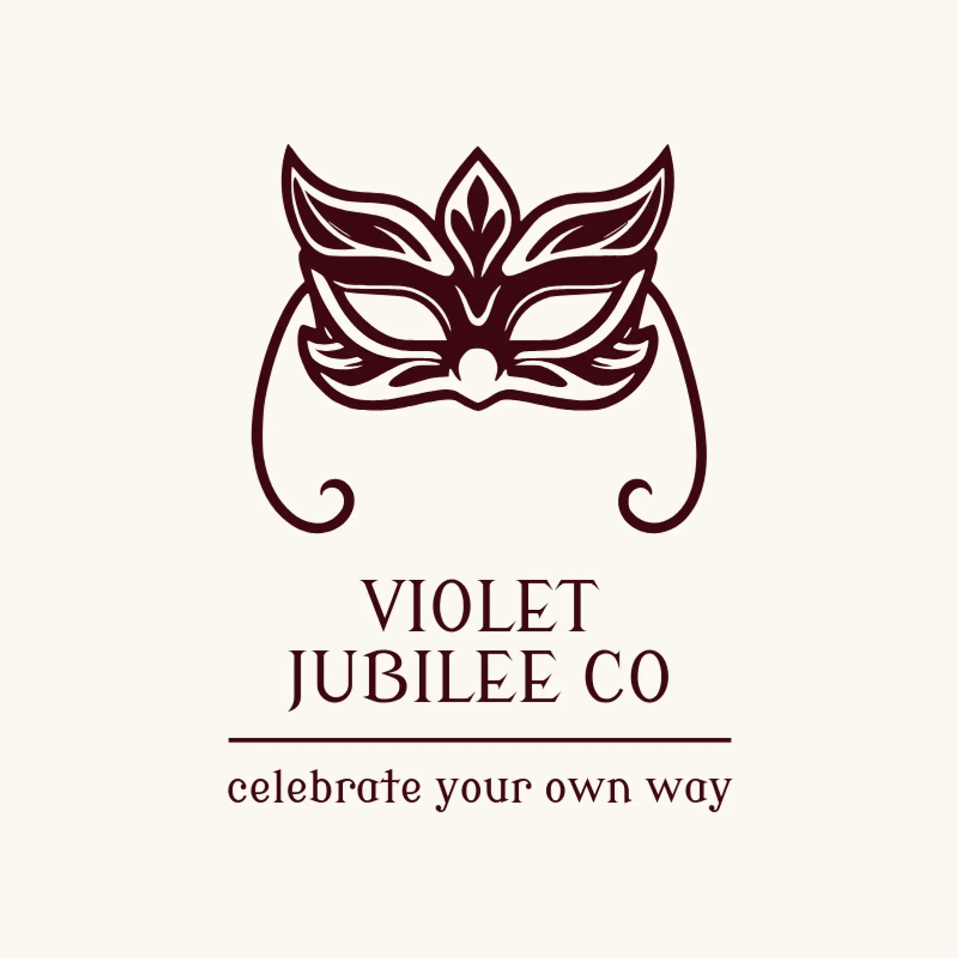 Violet Jubilee Co logo for mardi gras