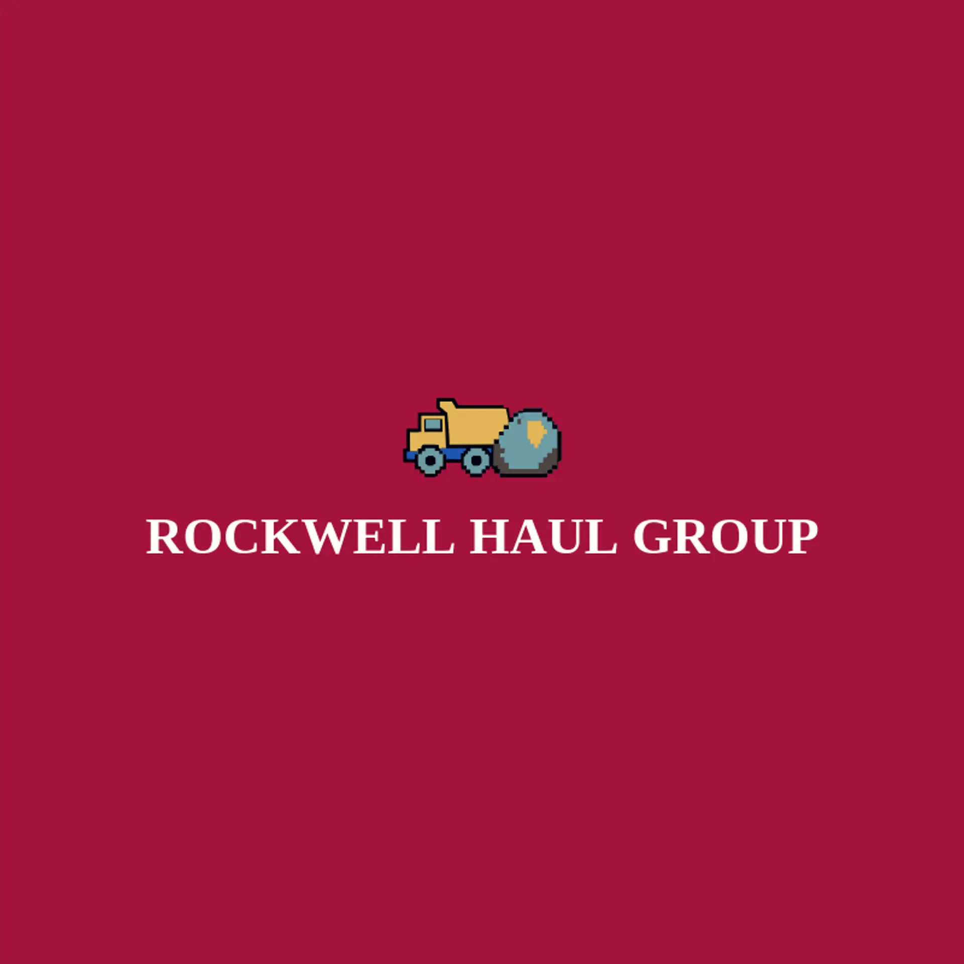 Rockwell Haul Group logo for dump truck