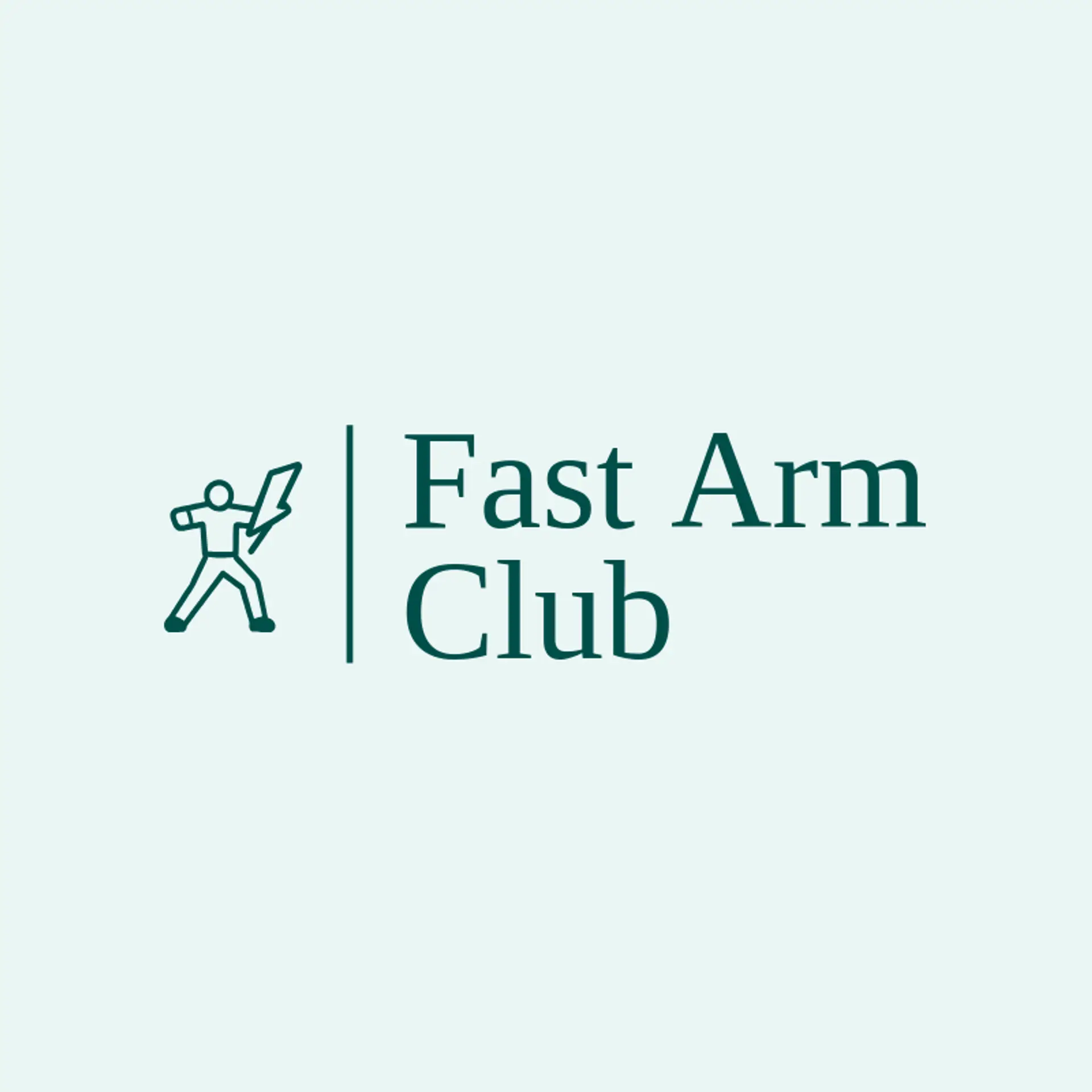 Fast Arm Club logo for sports team