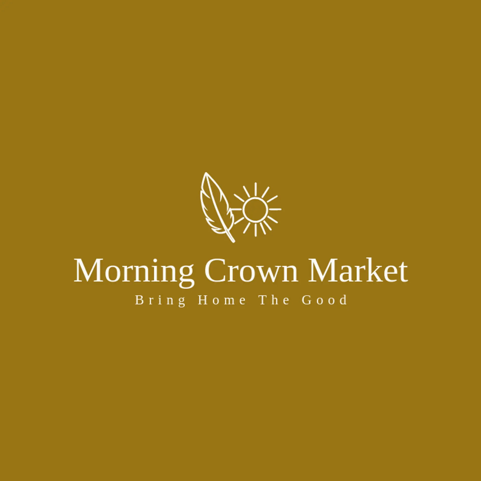 Morning Crown Market logo for rooster