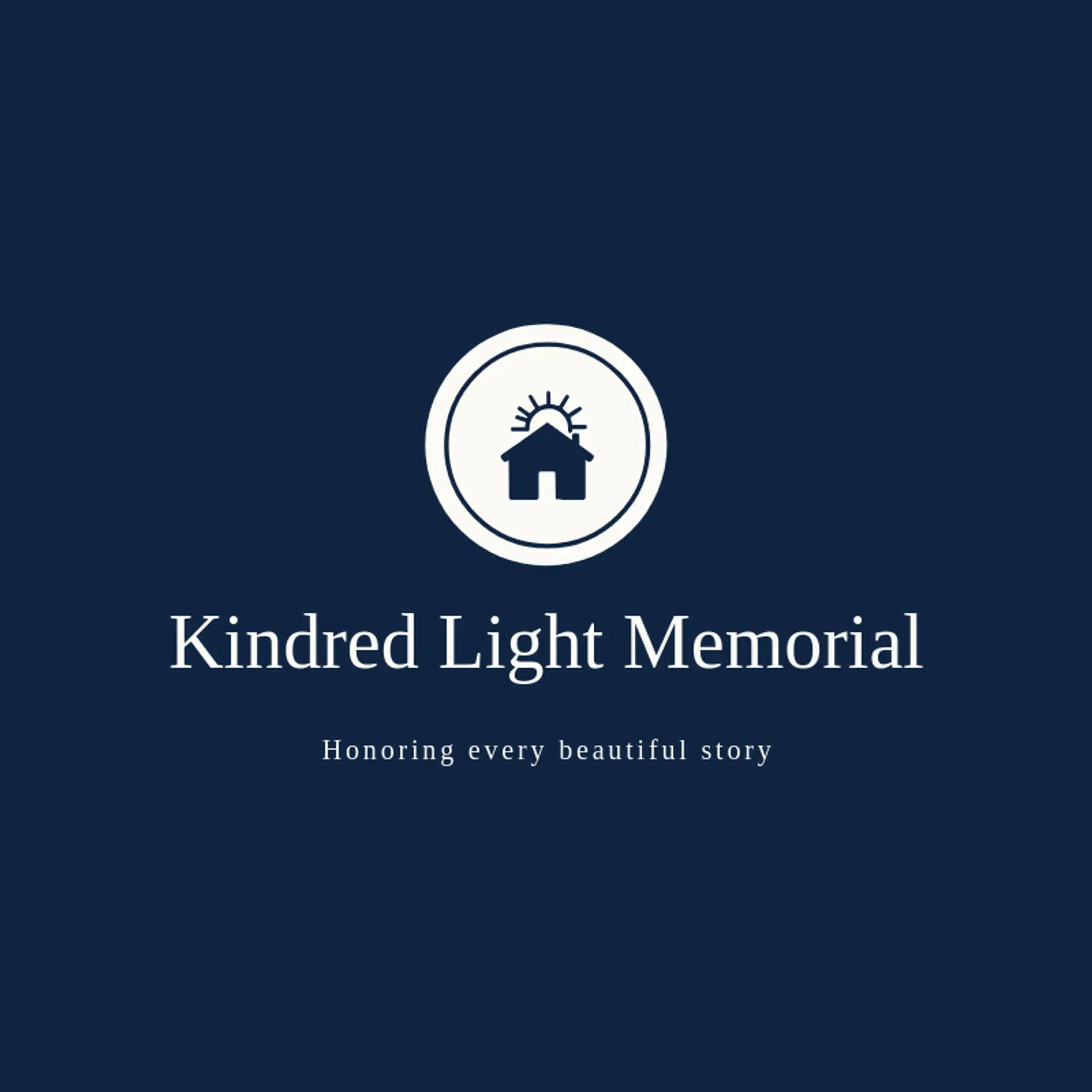 Kindred Light Memorial logo for funeral home