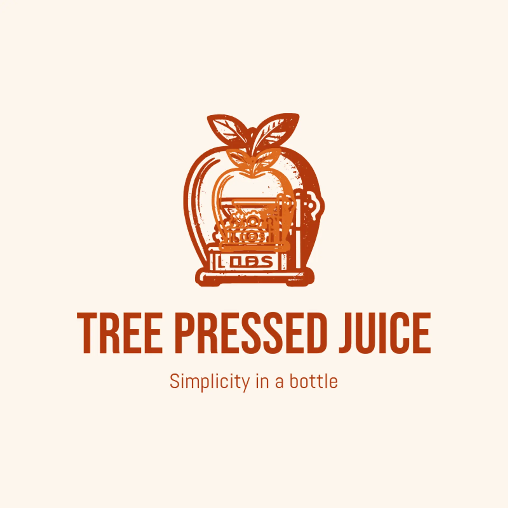 Tree Pressed Juice logo for apple