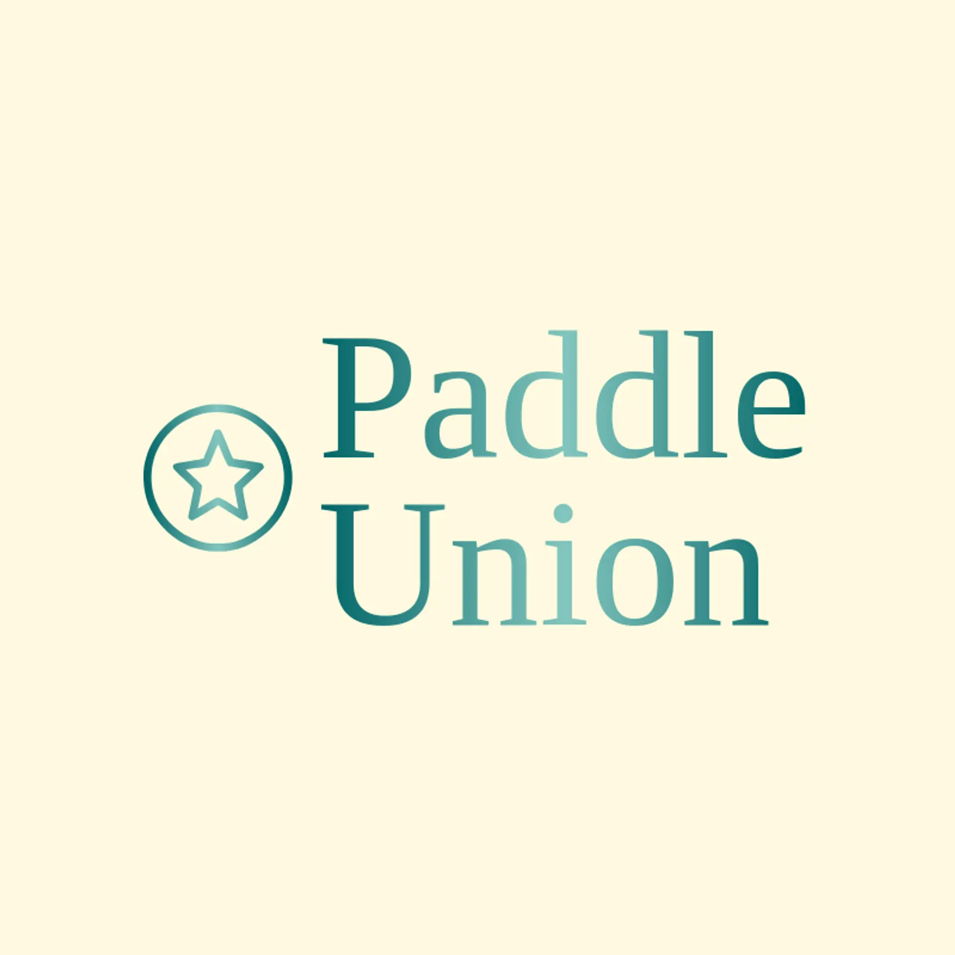 Paddle Union logo for ping pong