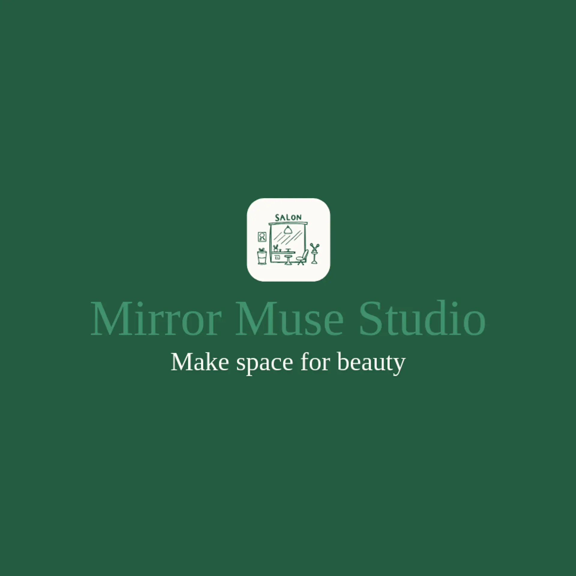 Mirror Muse Studio logo for mirror