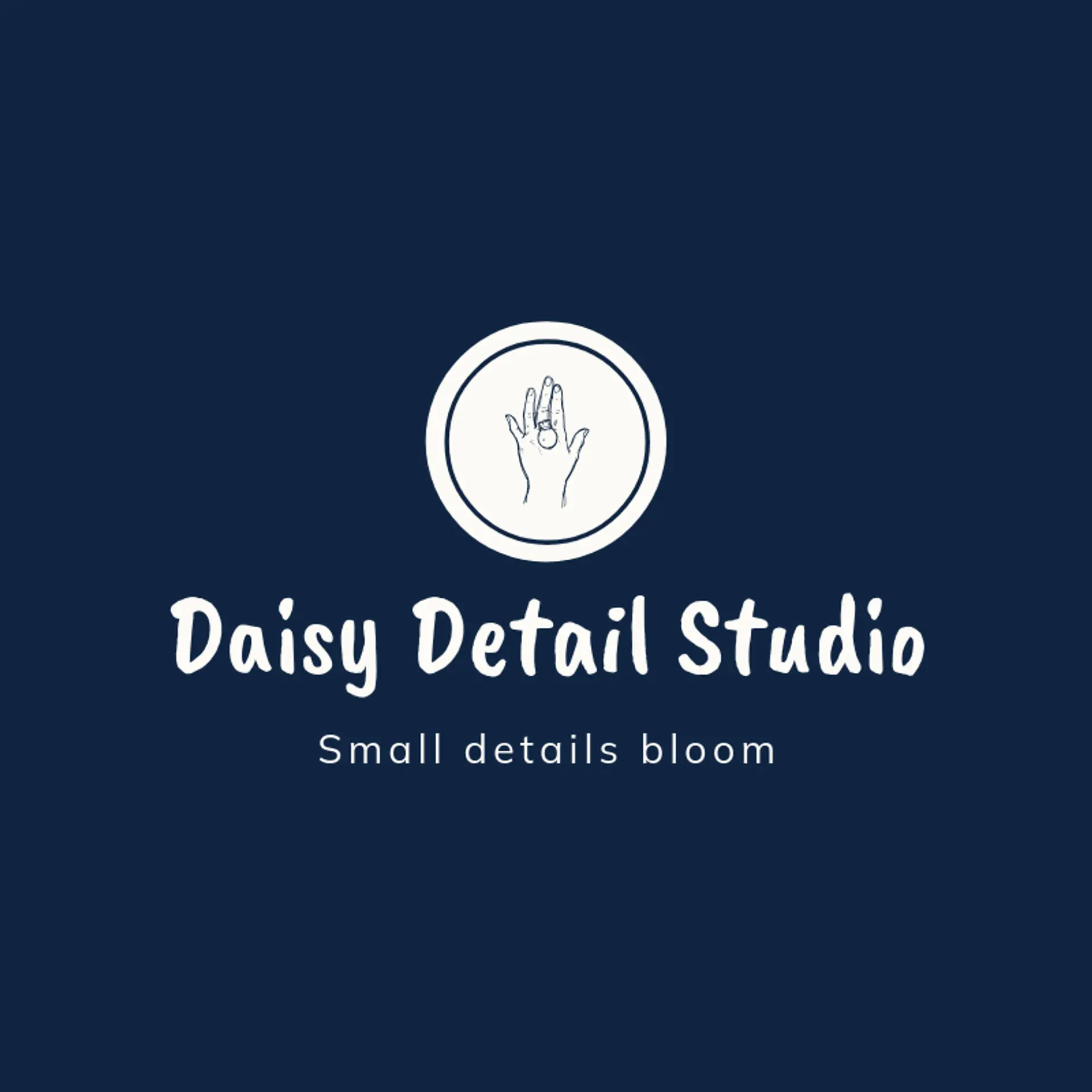 Daisy Detail Studio logo for nail
