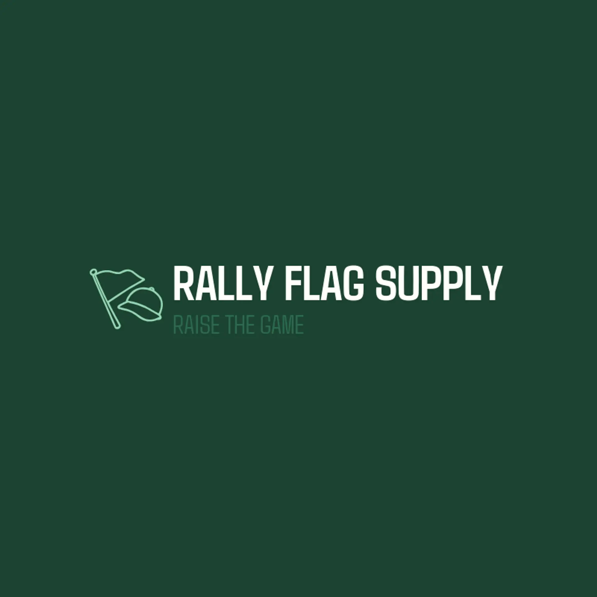 Rally Flag Supply logo for baseball hat