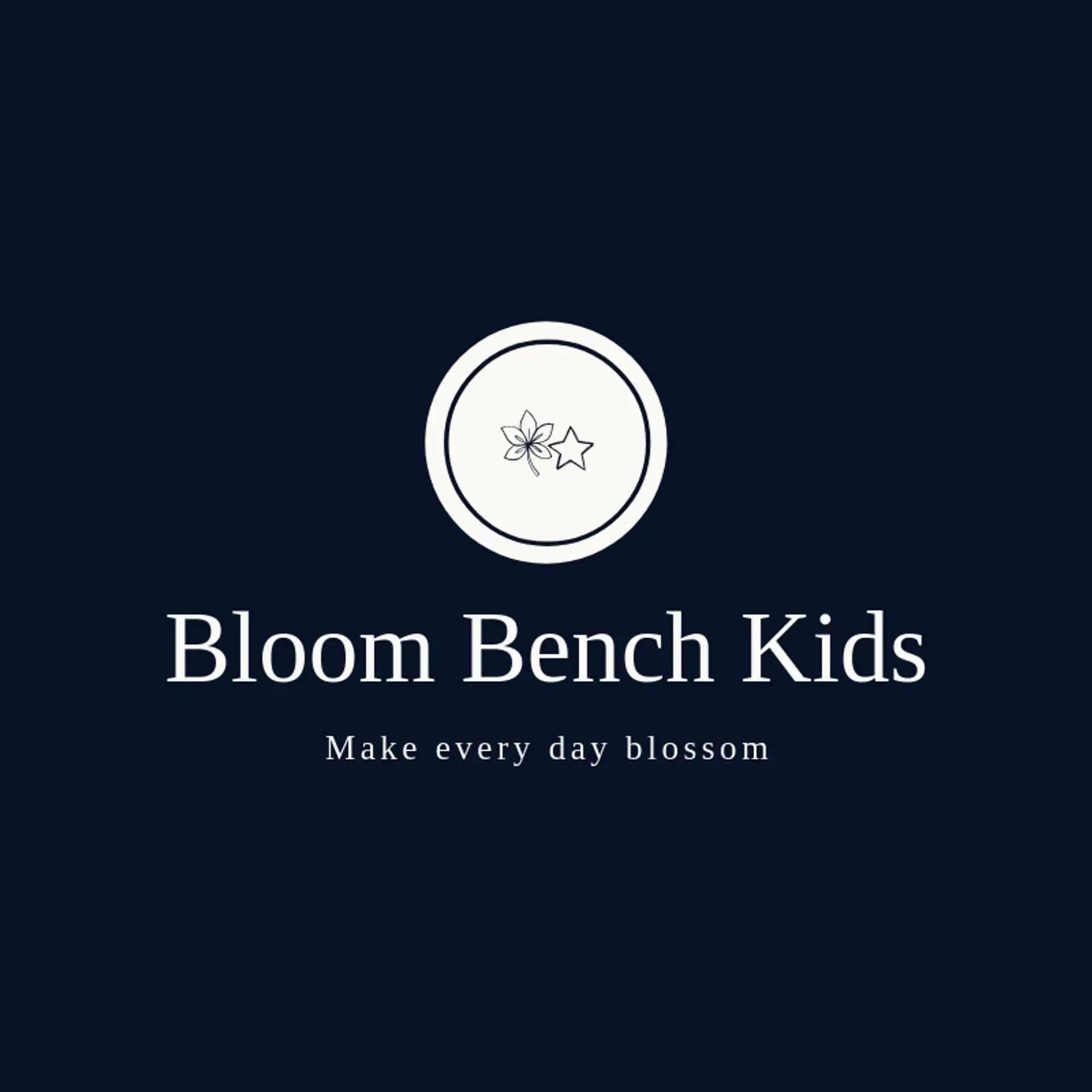 Bloom Bench Kids logo for childcare