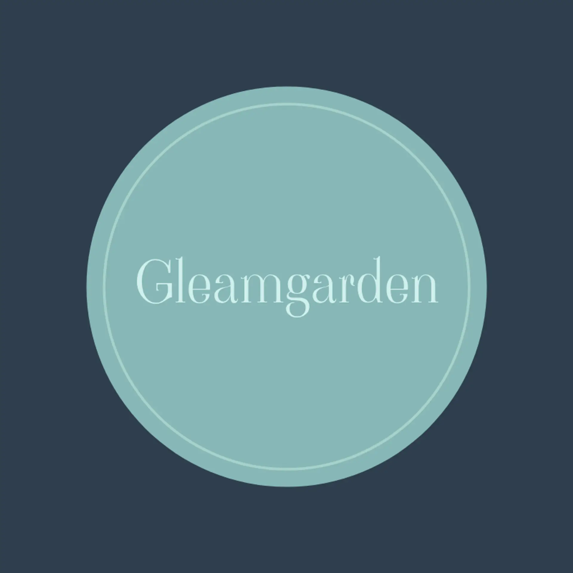 GleamGarden logo for cleaning