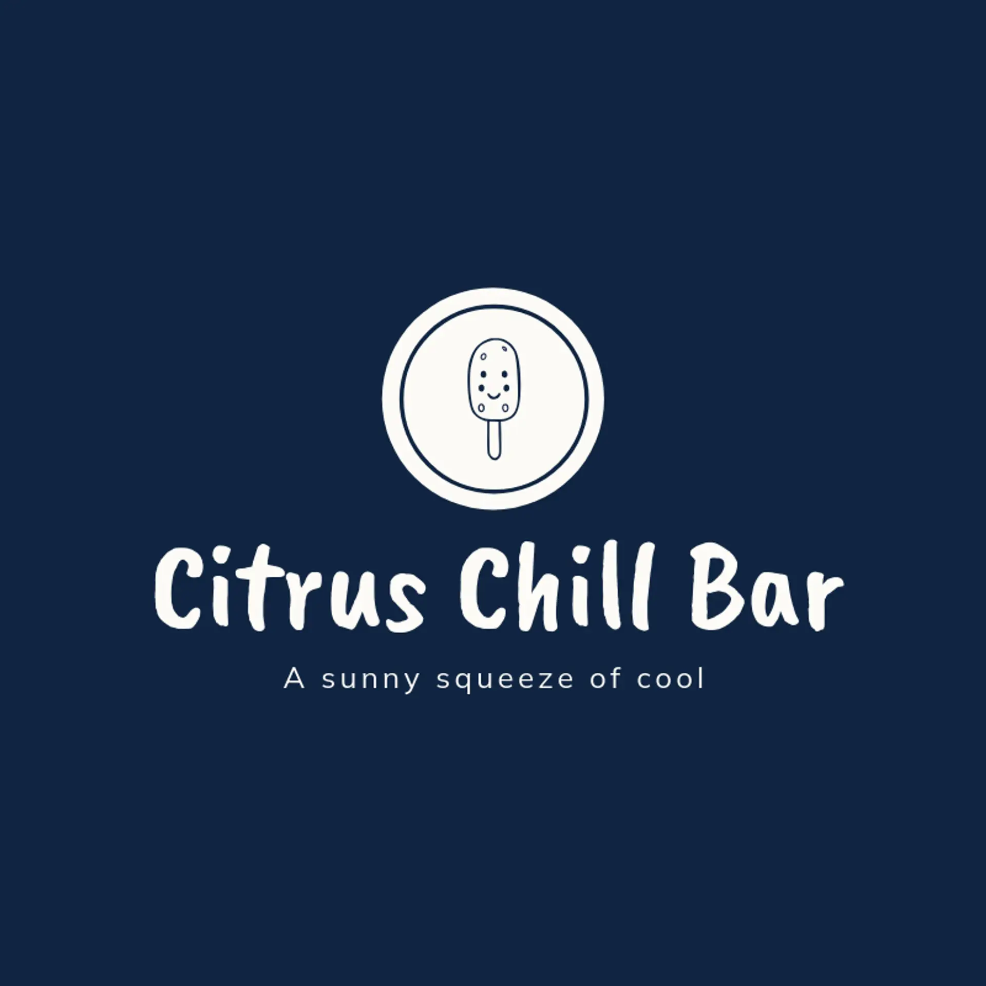 Citrus Chill Bar logo for popsicle