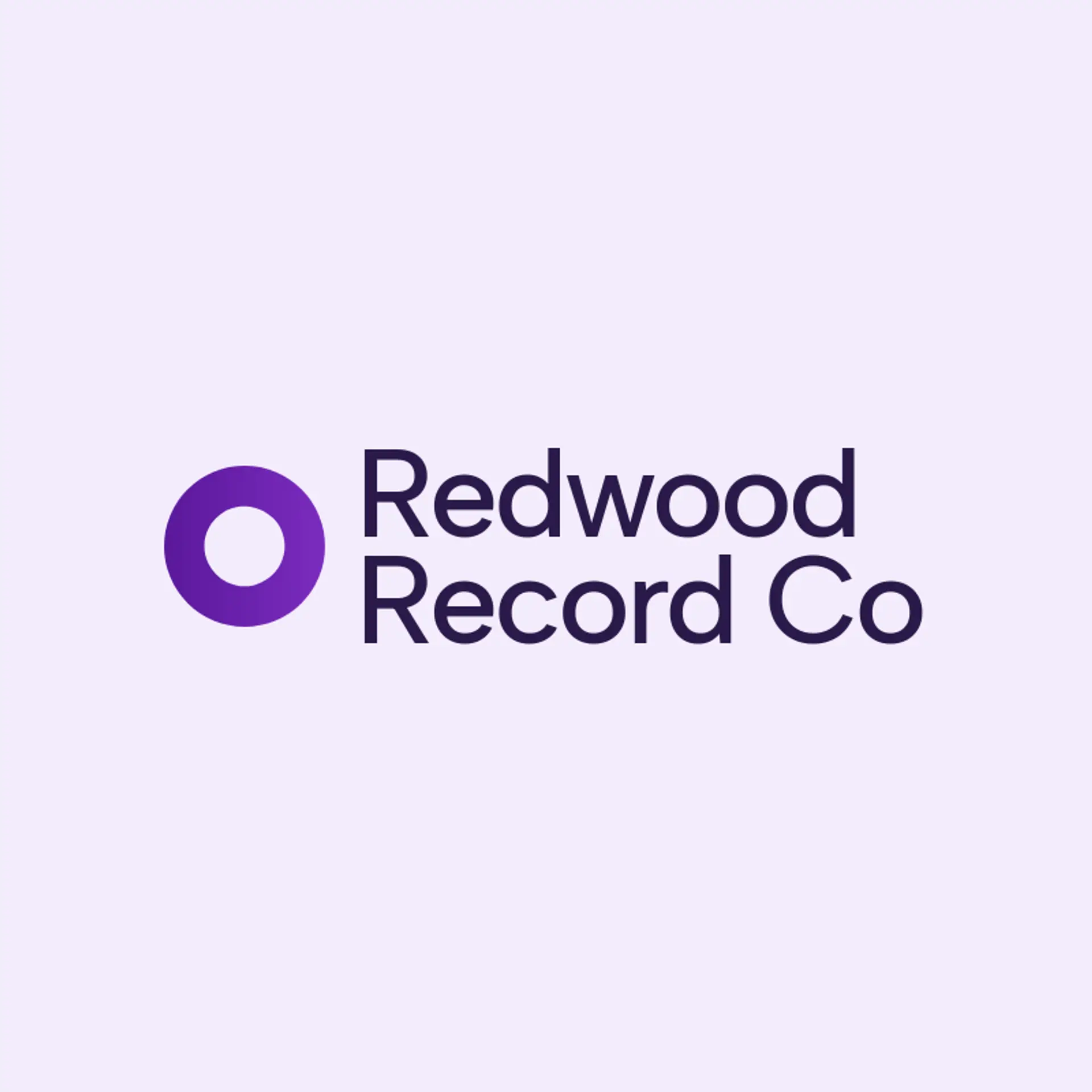 Redwood Record Co logo for disc