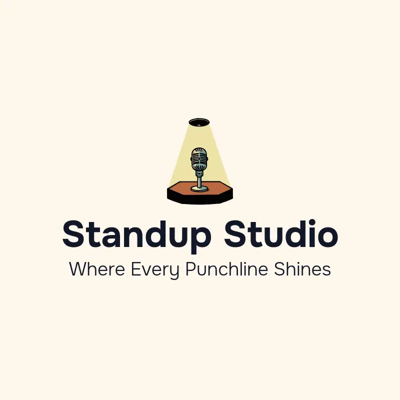 The stage name Standup Studio as a branded logo with a color icon