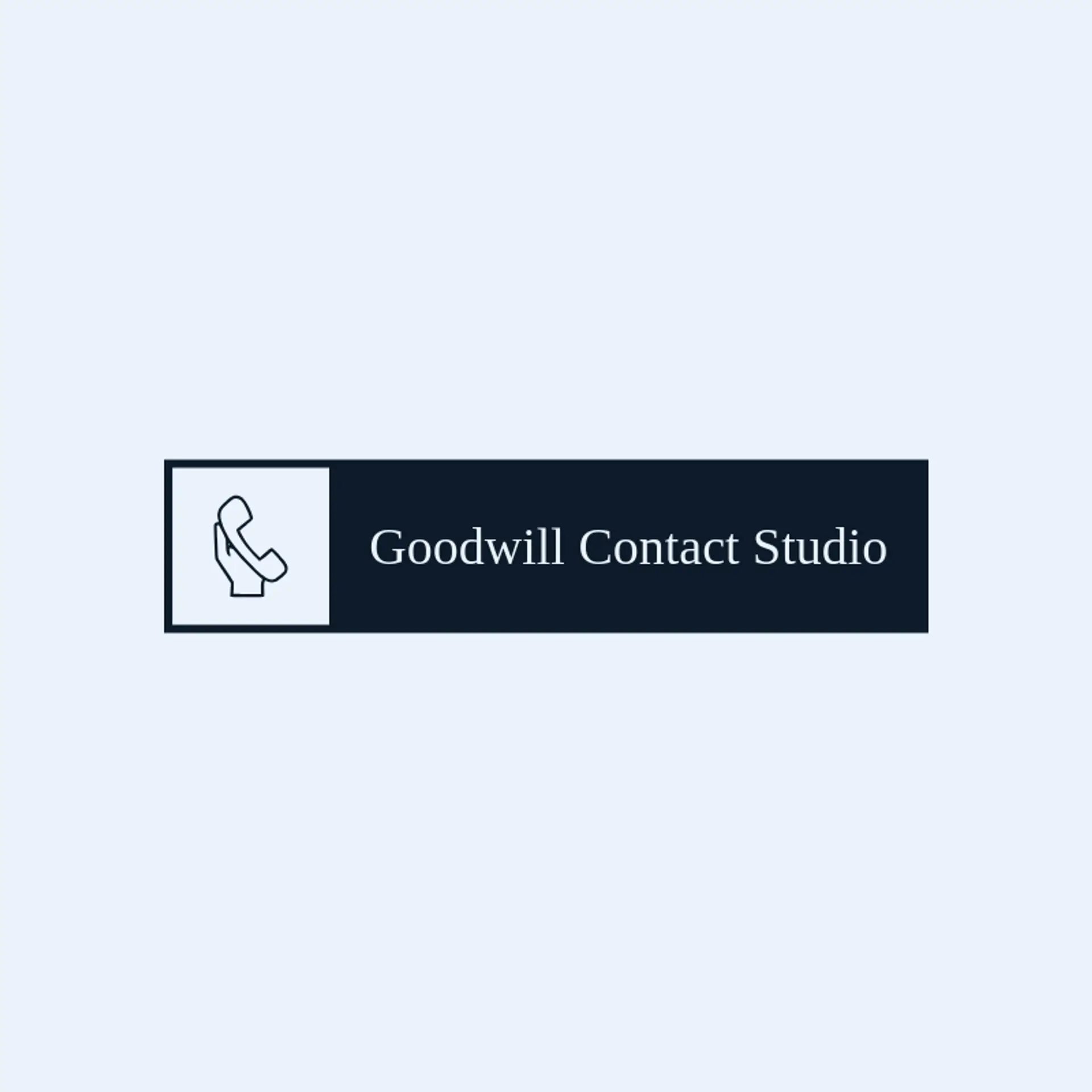 Goodwill Contact Studio logo for contact