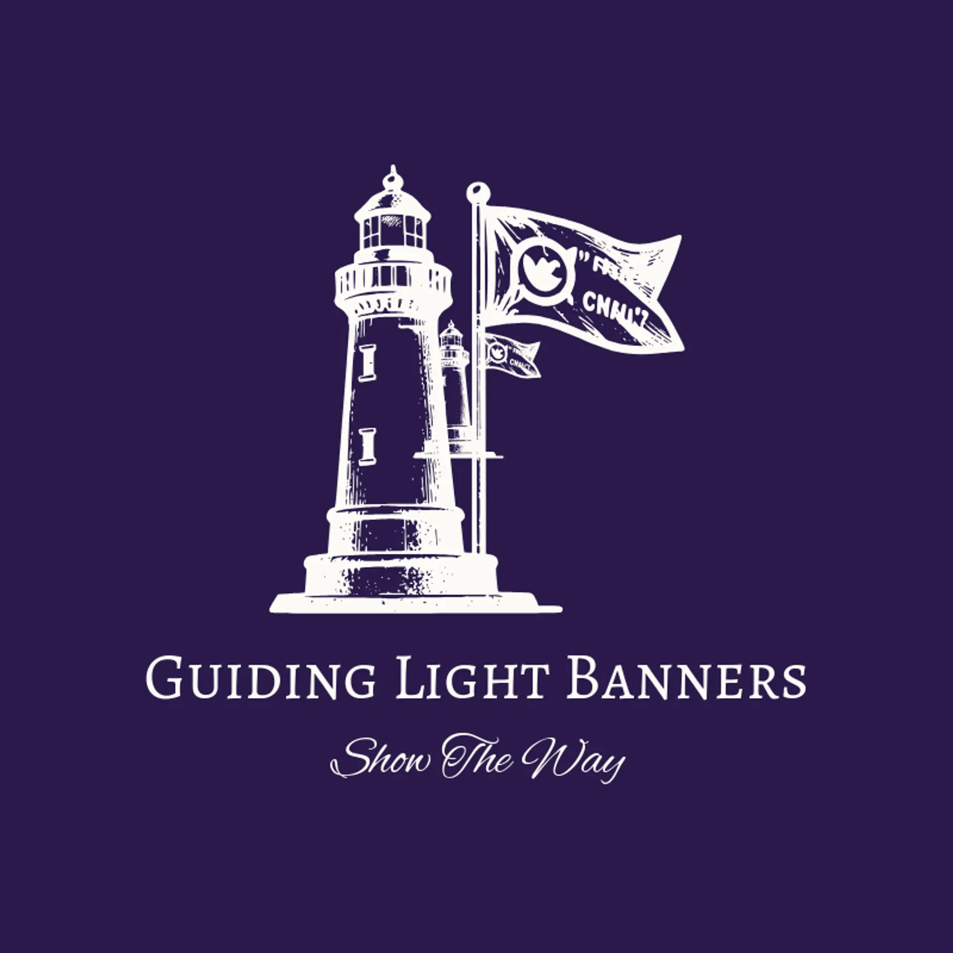 Guiding Light Banners logo for flag