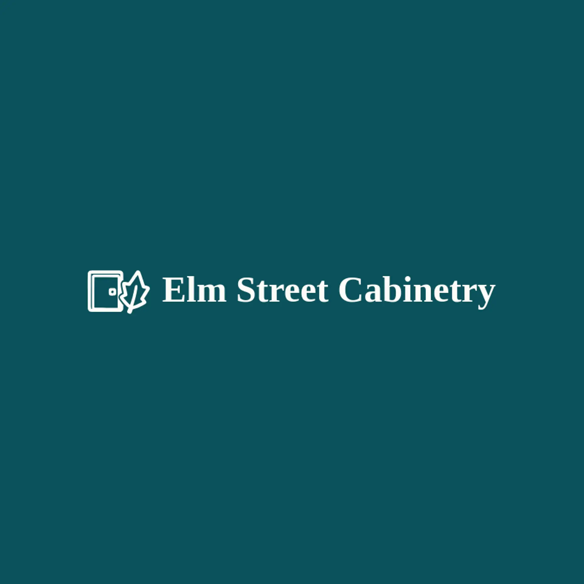 Elm Street Cabinetry logo for cabinet