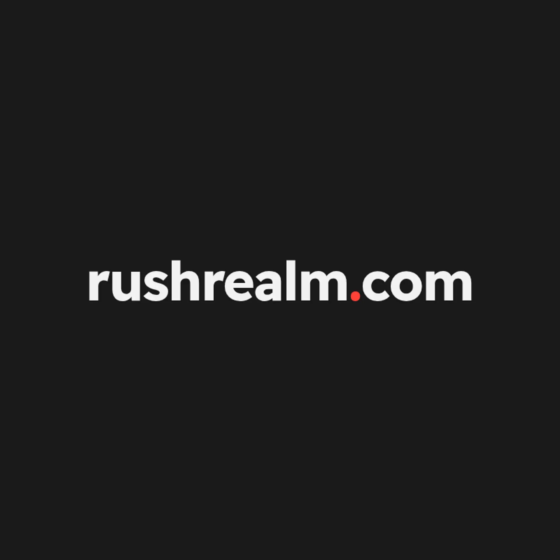 Rush Realm logo for cool sports