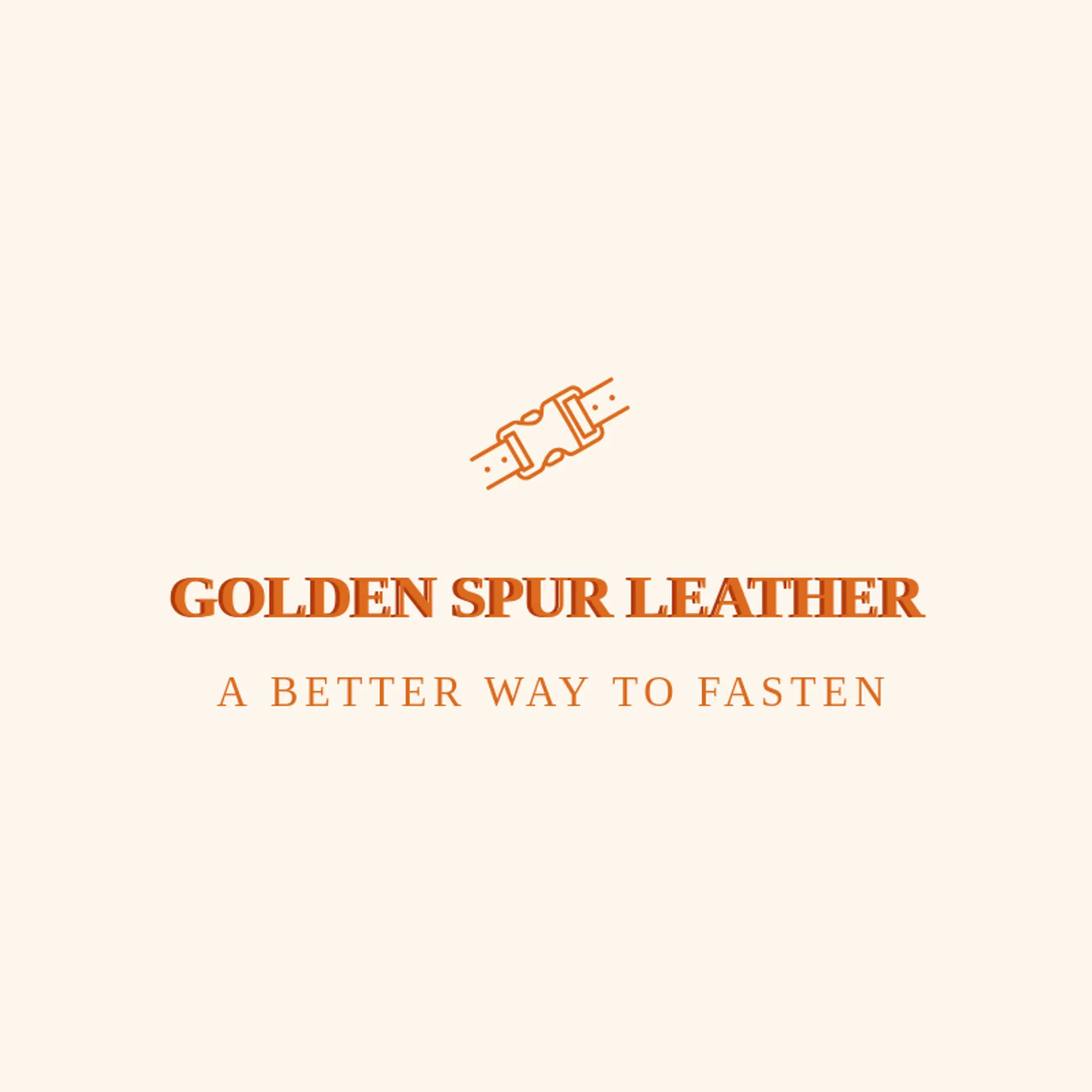 Golden Spur Leather logo for Buckle