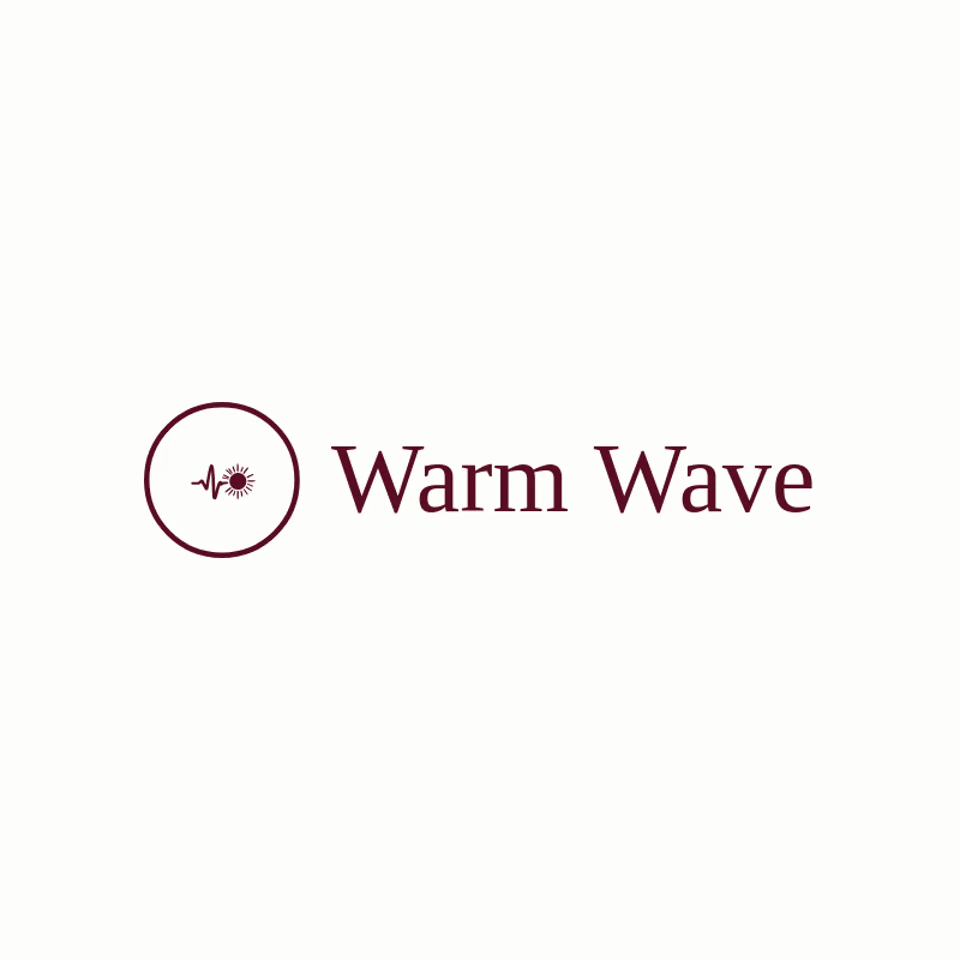 Warm Wave logo for voice