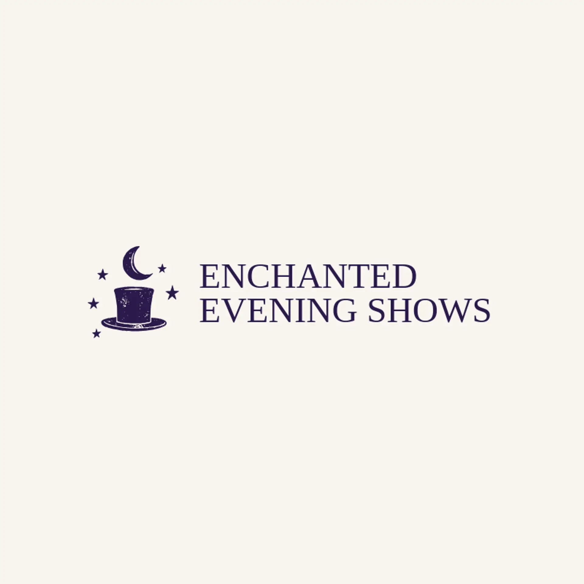 Enchanted Evening Shows logo for magician
