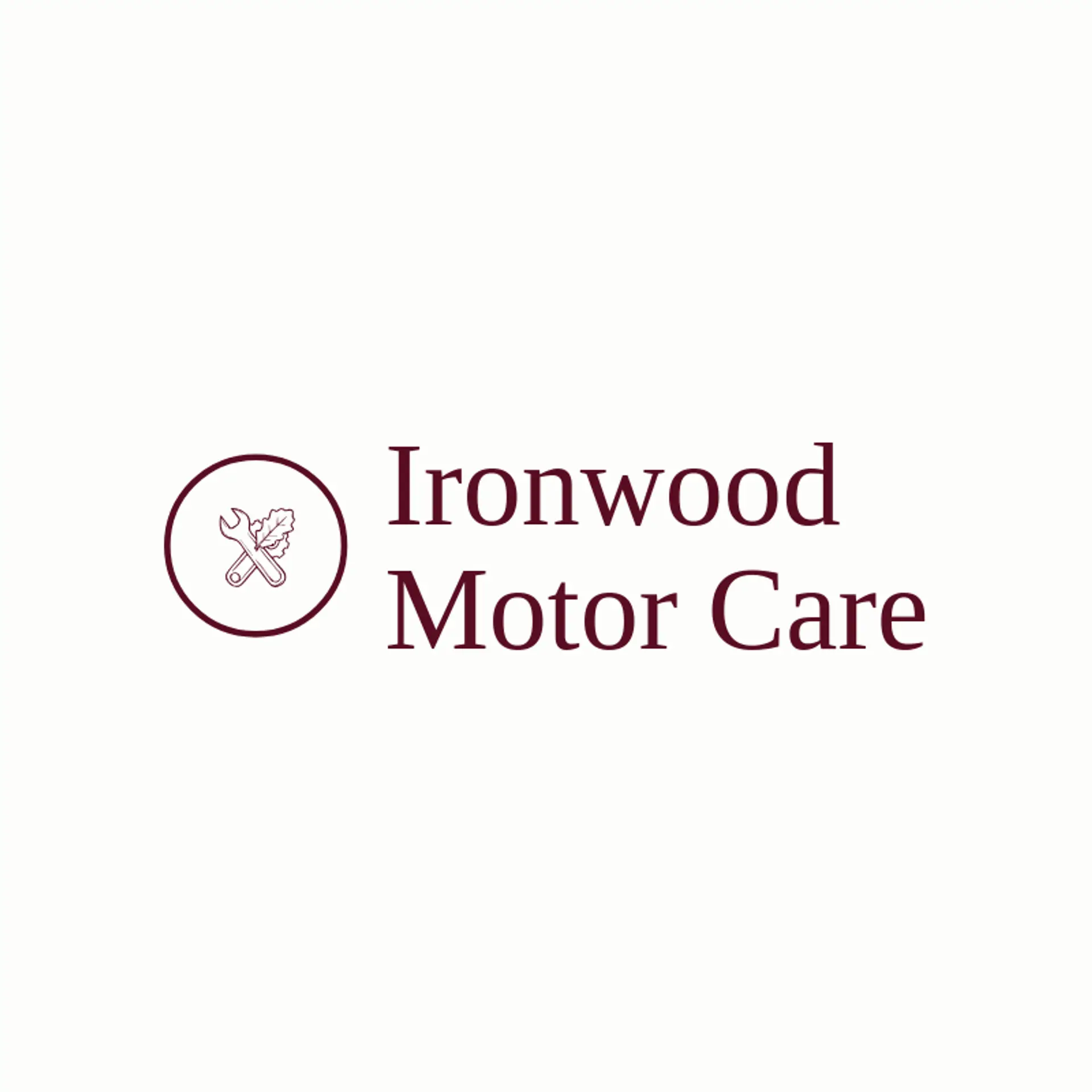 Ironwood Motor Care logo for car repair
