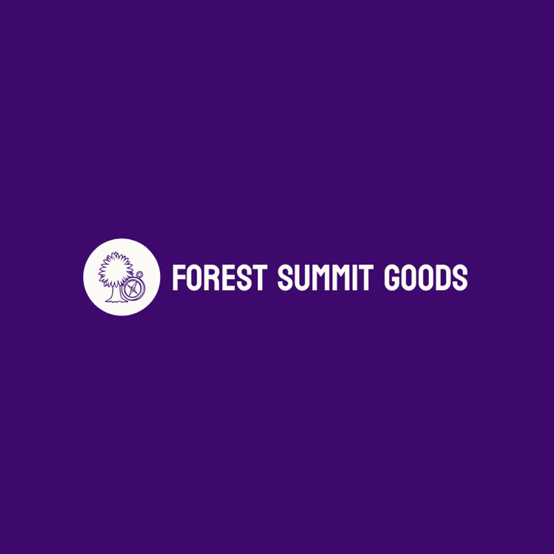 Forest Summit Goods logo for mountain