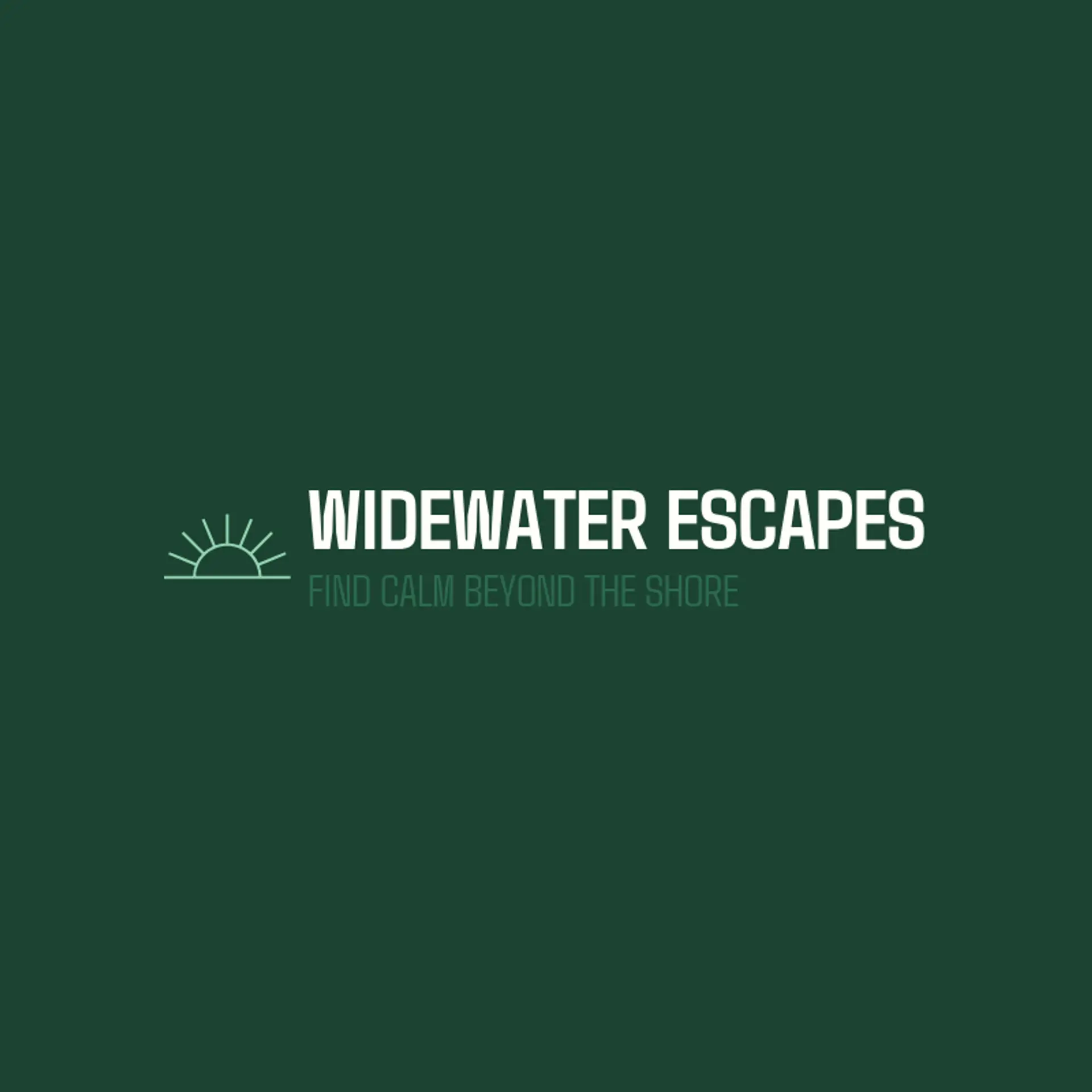 Widewater Escapes logo for horizon