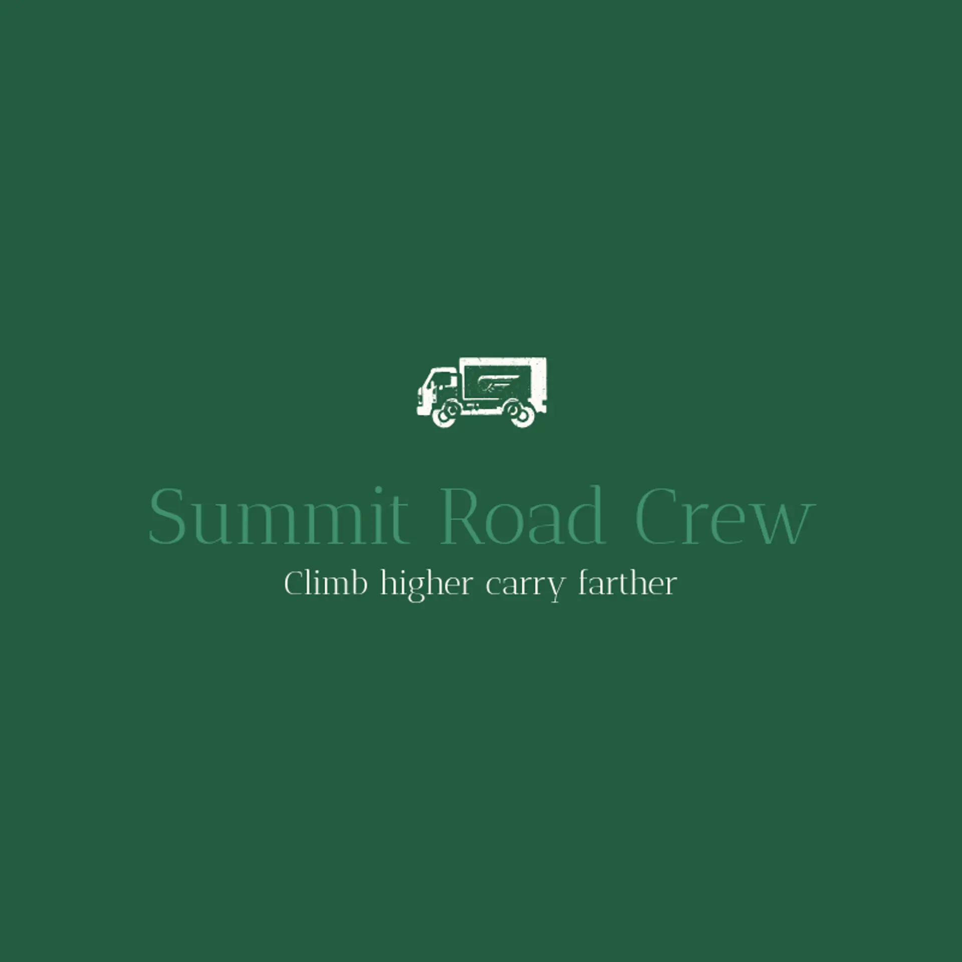 Summit Road Crew logo for truck