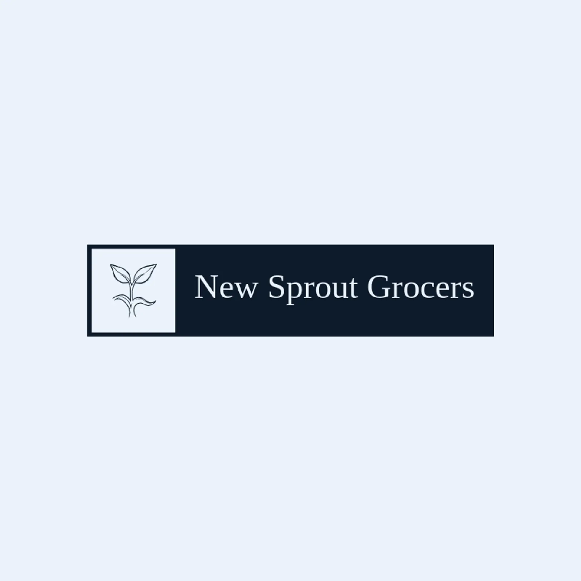 New Sprout Grocers logo for grocery store