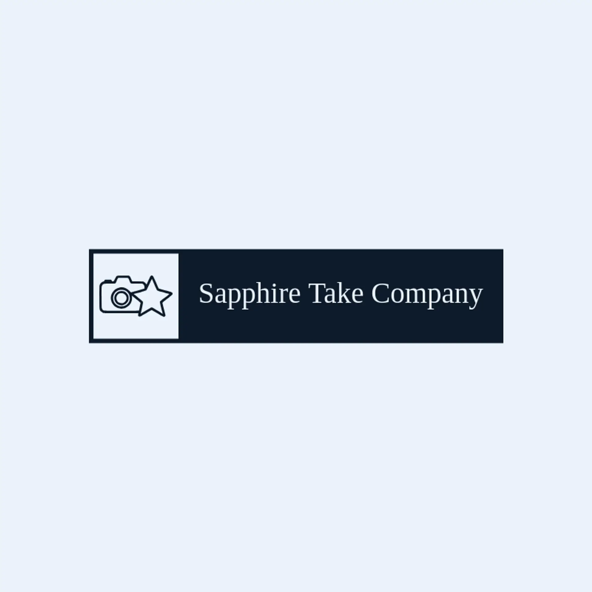 Sapphire Take Company logo for video camera
