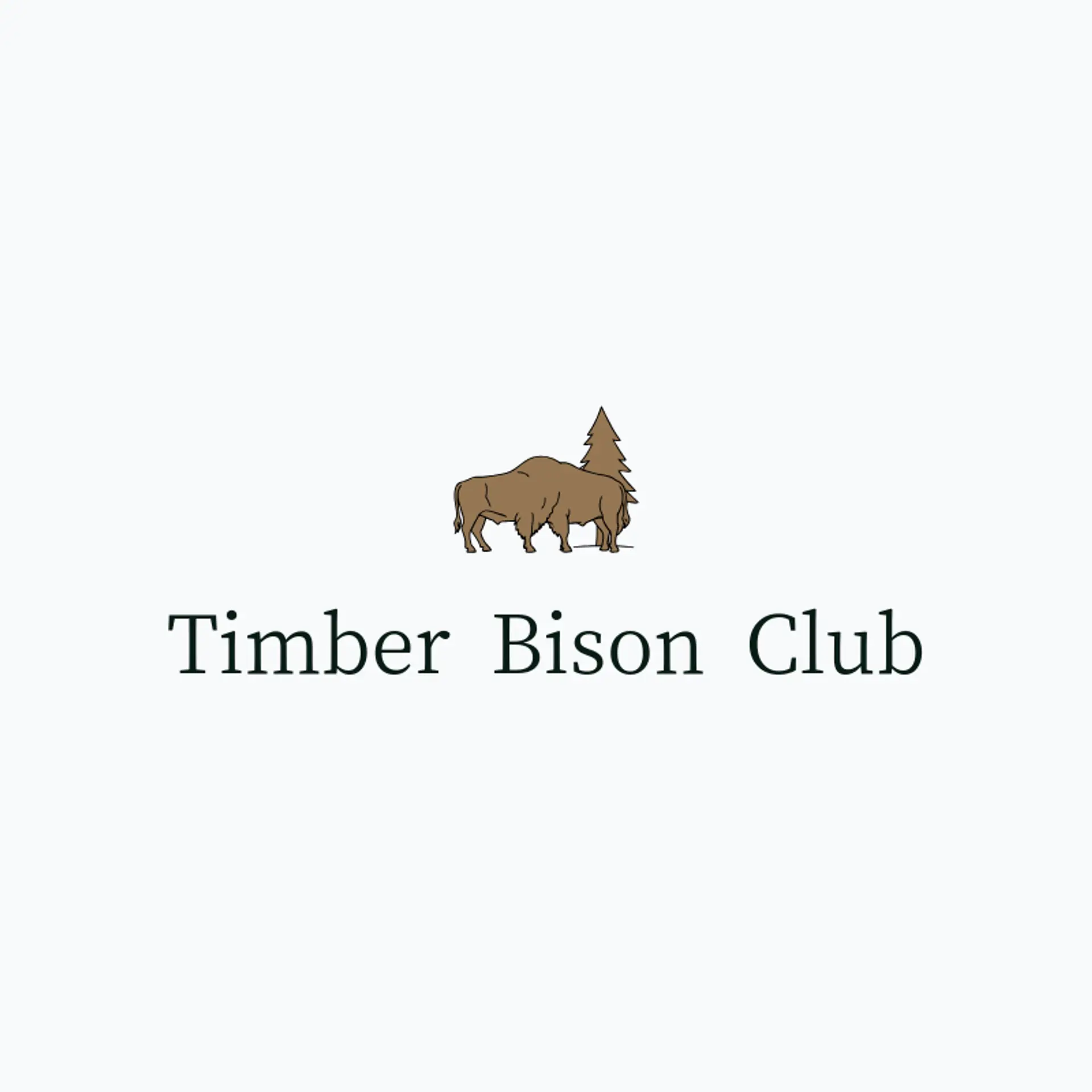 Timber Bison Club logo for bison