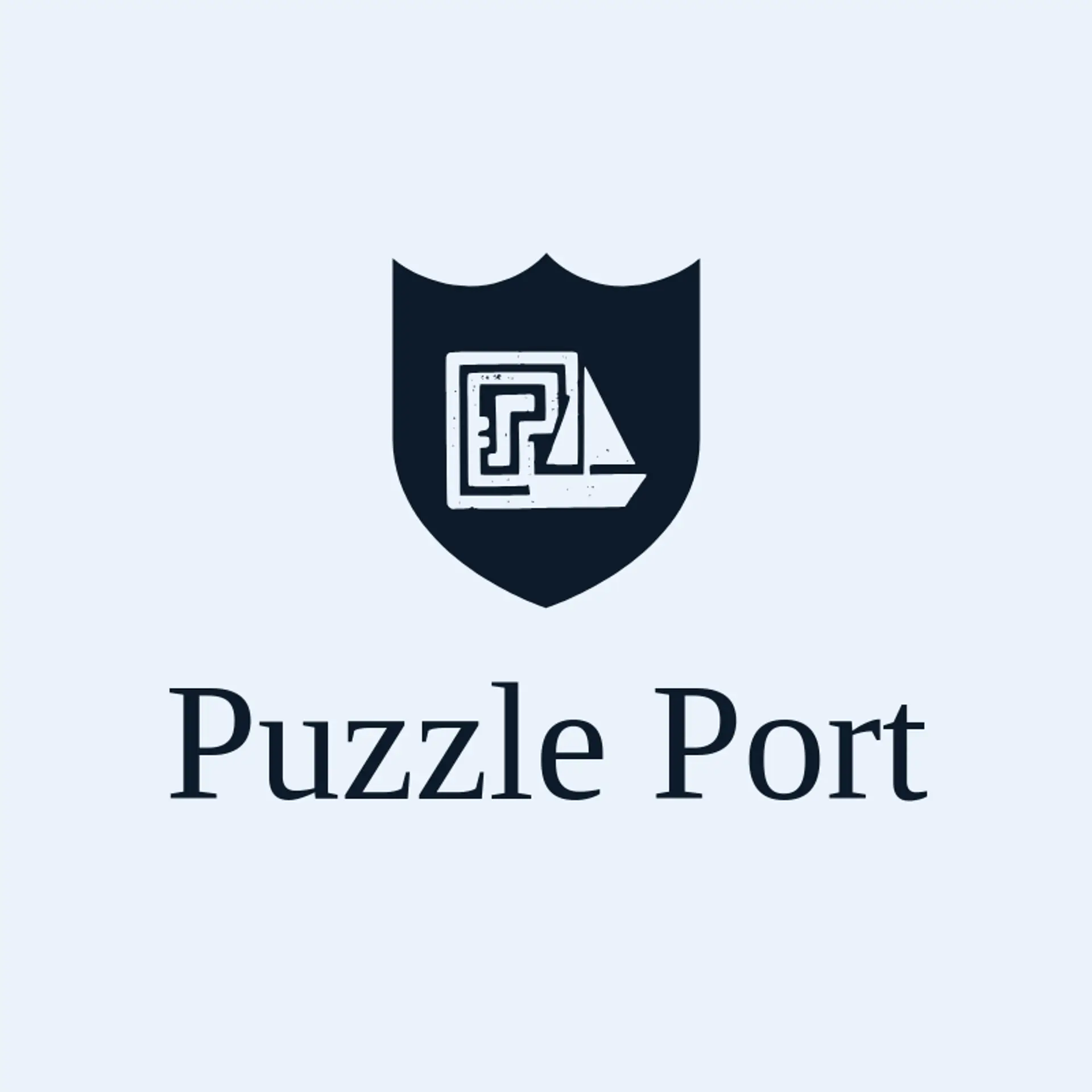 Puzzle Port logo for maze