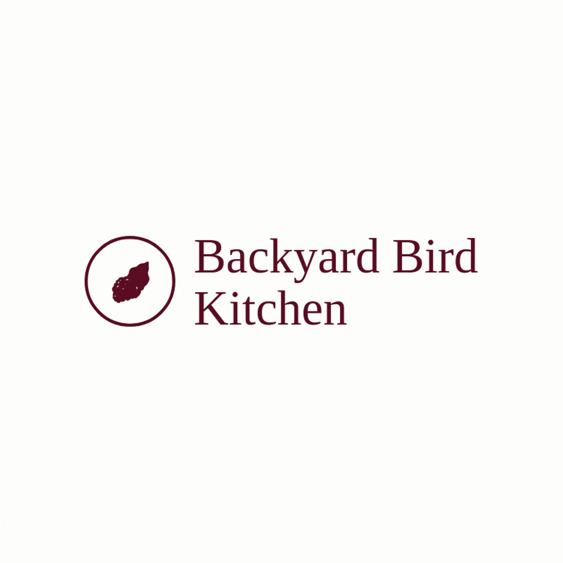 Backyard Bird Kitchen logo for fried chicken