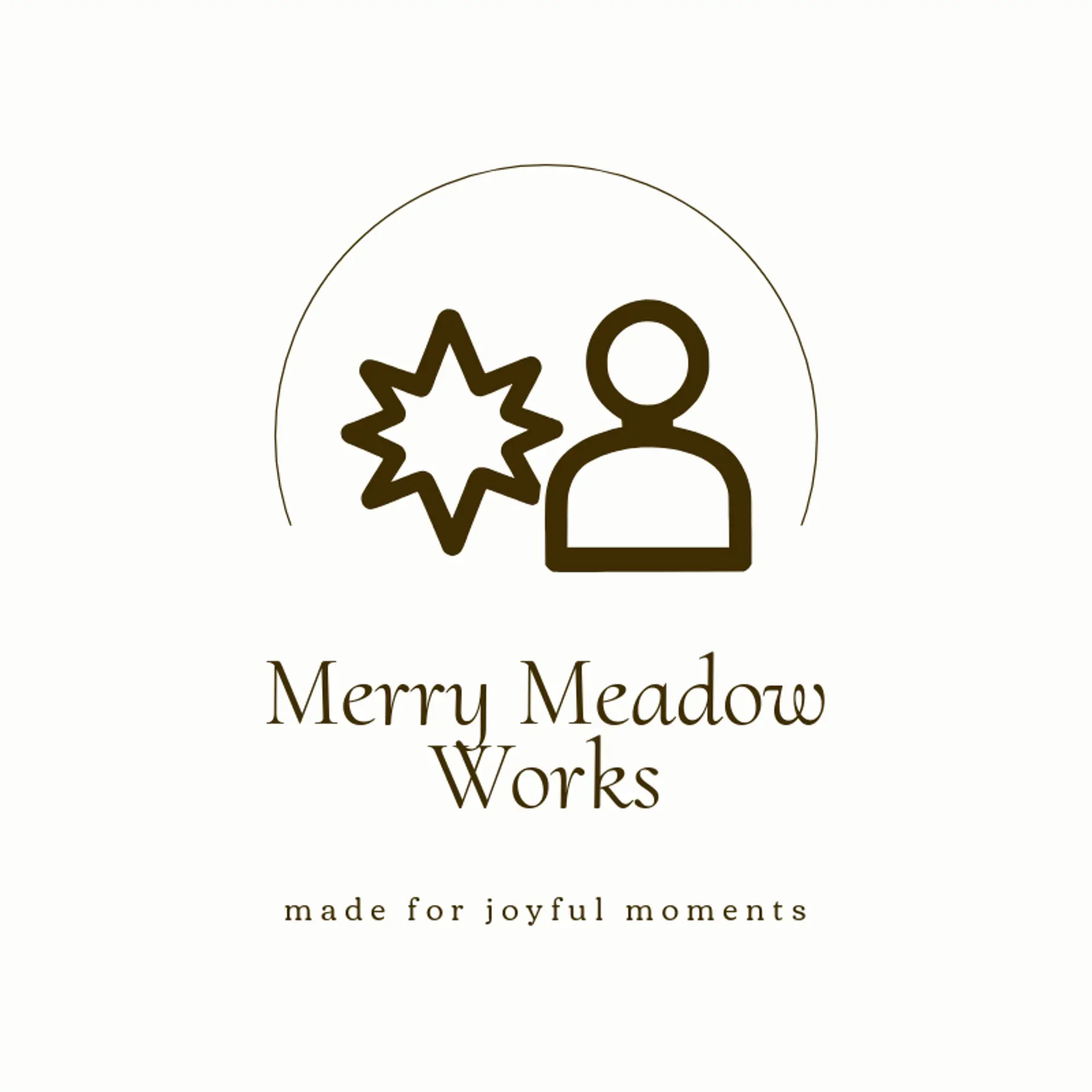 Merry Meadow Works logo for character