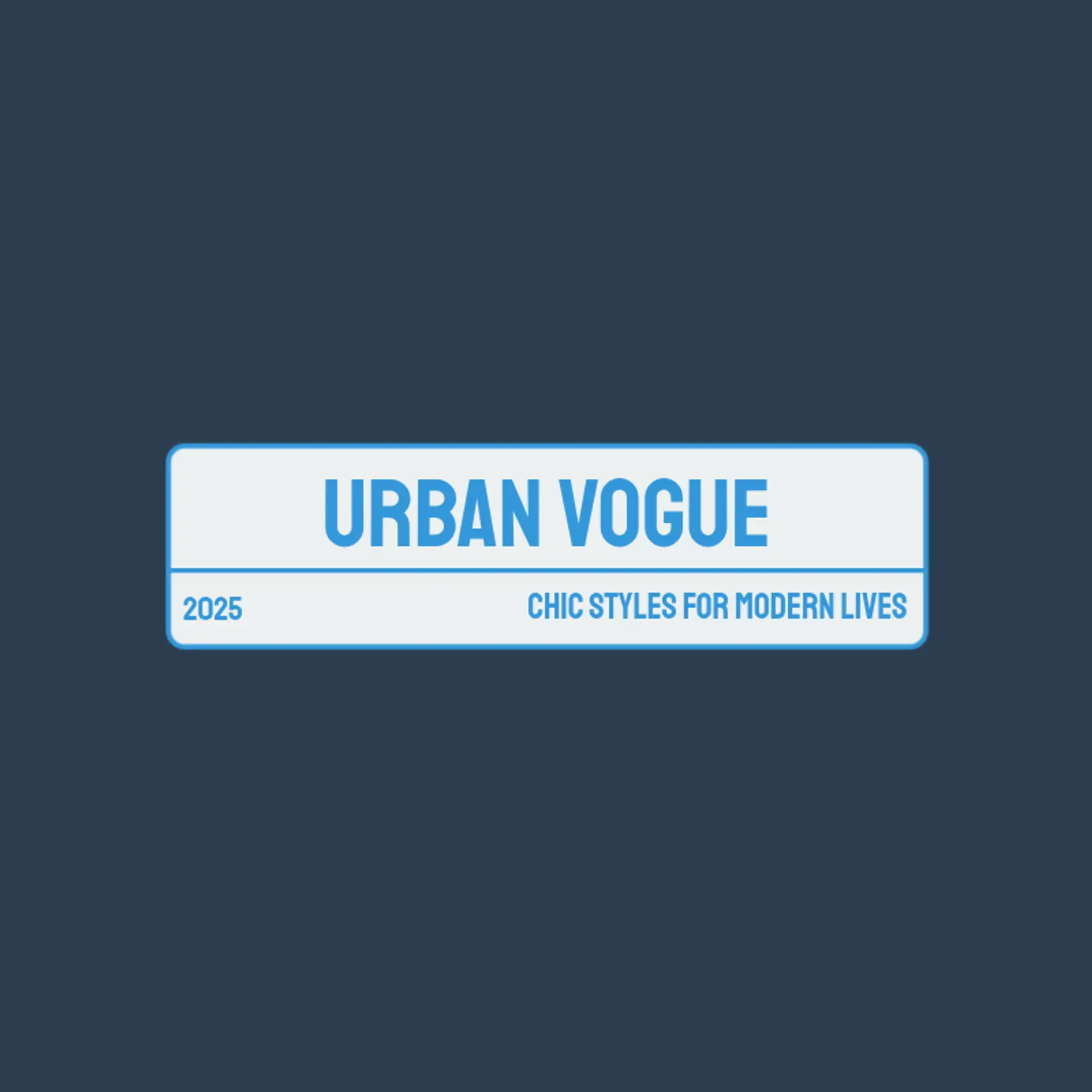 Urban Vogue logo for fashion wear