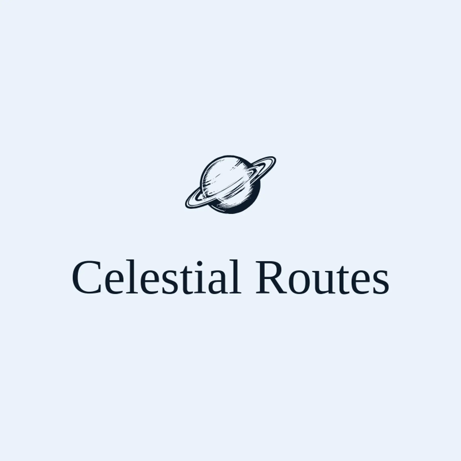 Celestial Routes logo for aerospace