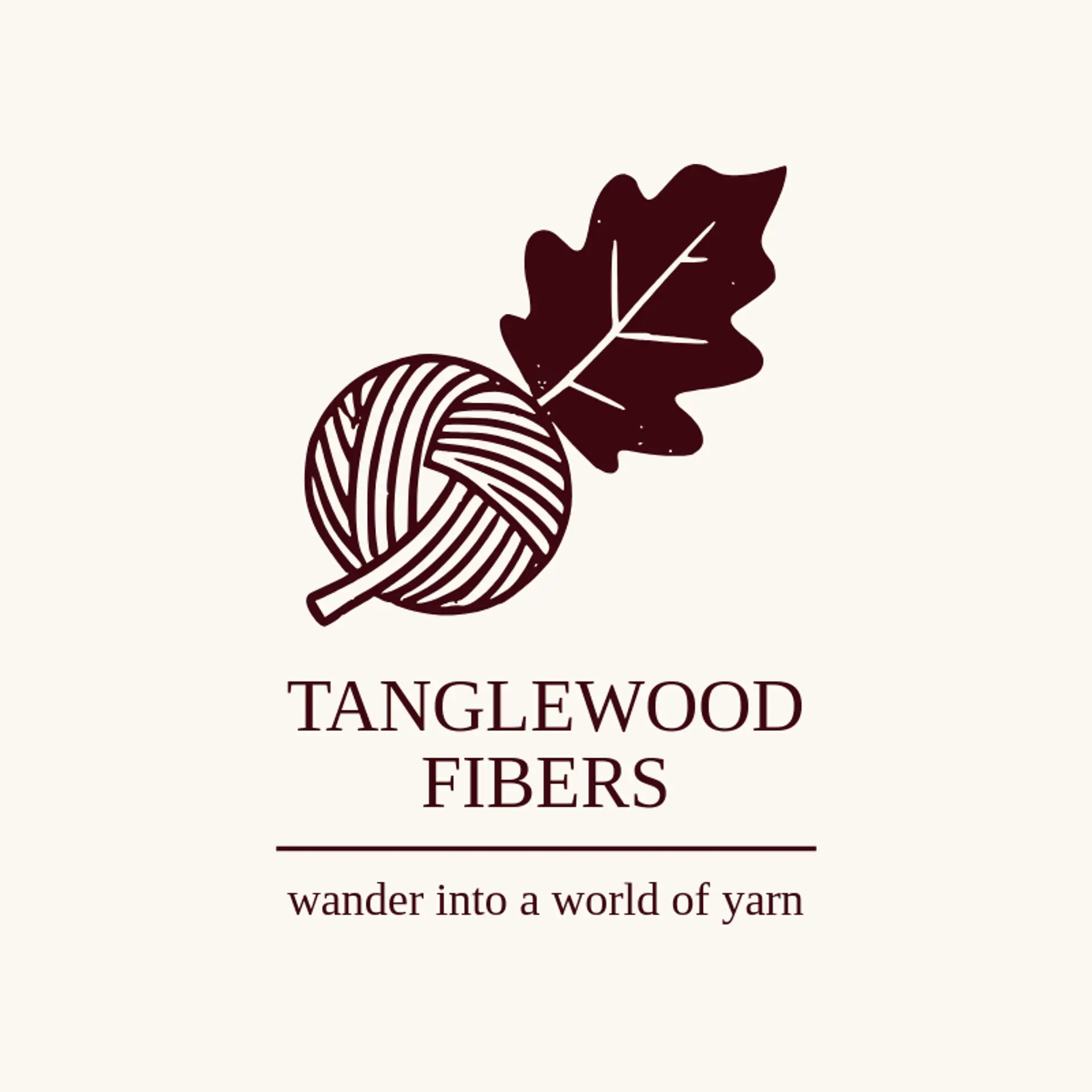 Tanglewood Fibers logo for yarn