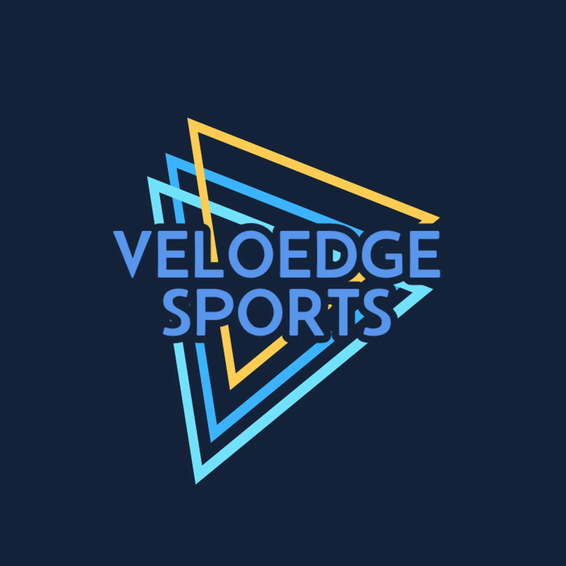VeloEdge Sports logo for sports brand